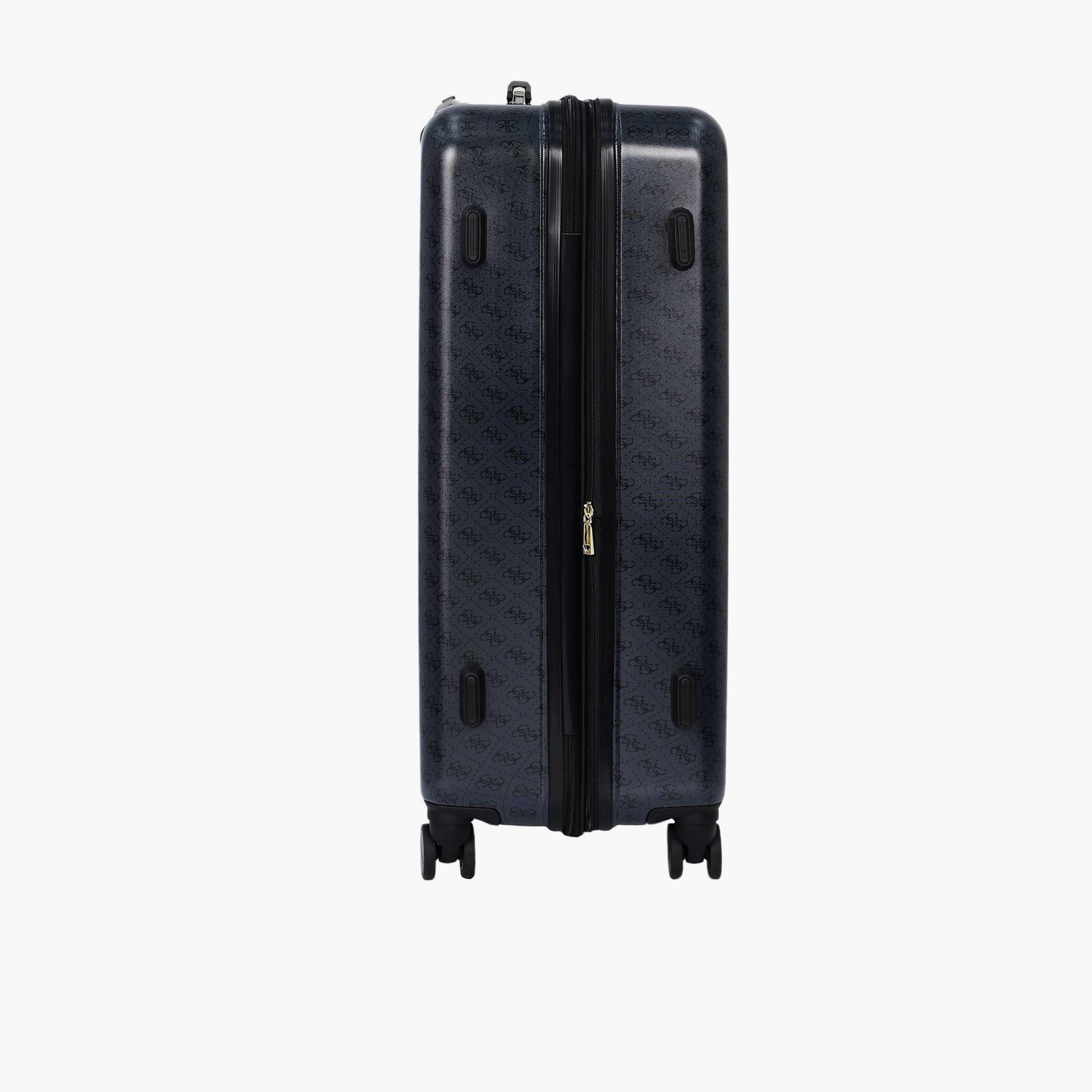 Guess Jesco 51 CM Large Check-in PU Hard Sided 4-Wheeler Spinner Trolley Bag with TSA Lock-travel-luggagesandbags-luggage-image-6