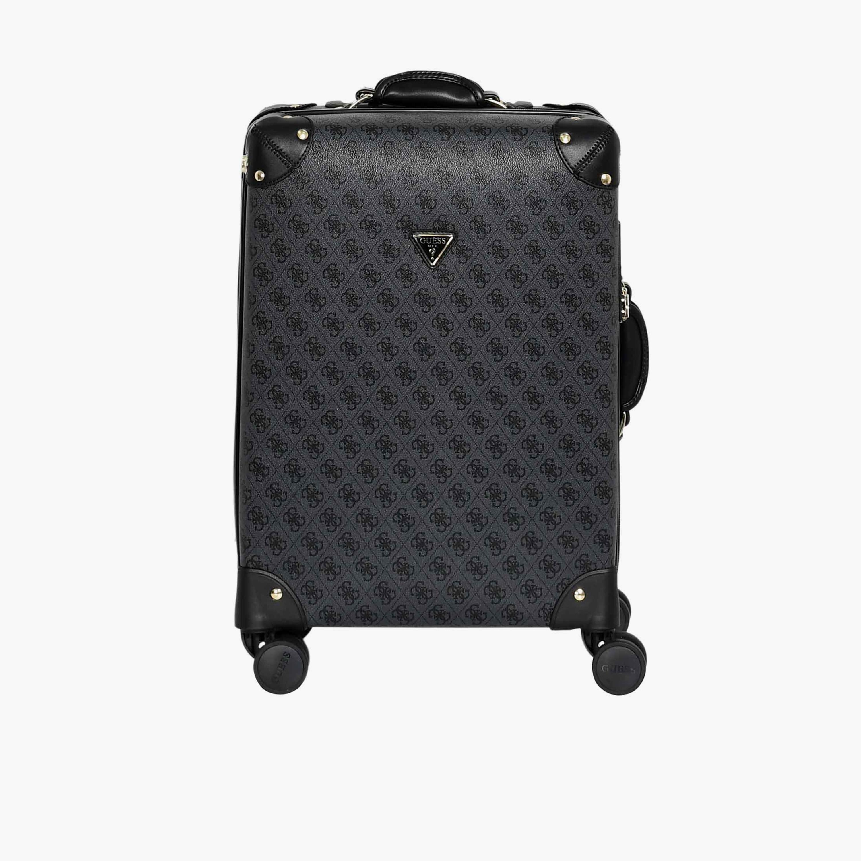Guess Latona 53 CM Small Cabin PU Hard Sided 4-Wheeler Spinner Trolley Bag with TSA Lock-travel-luggagesandbags-luggage-image-10