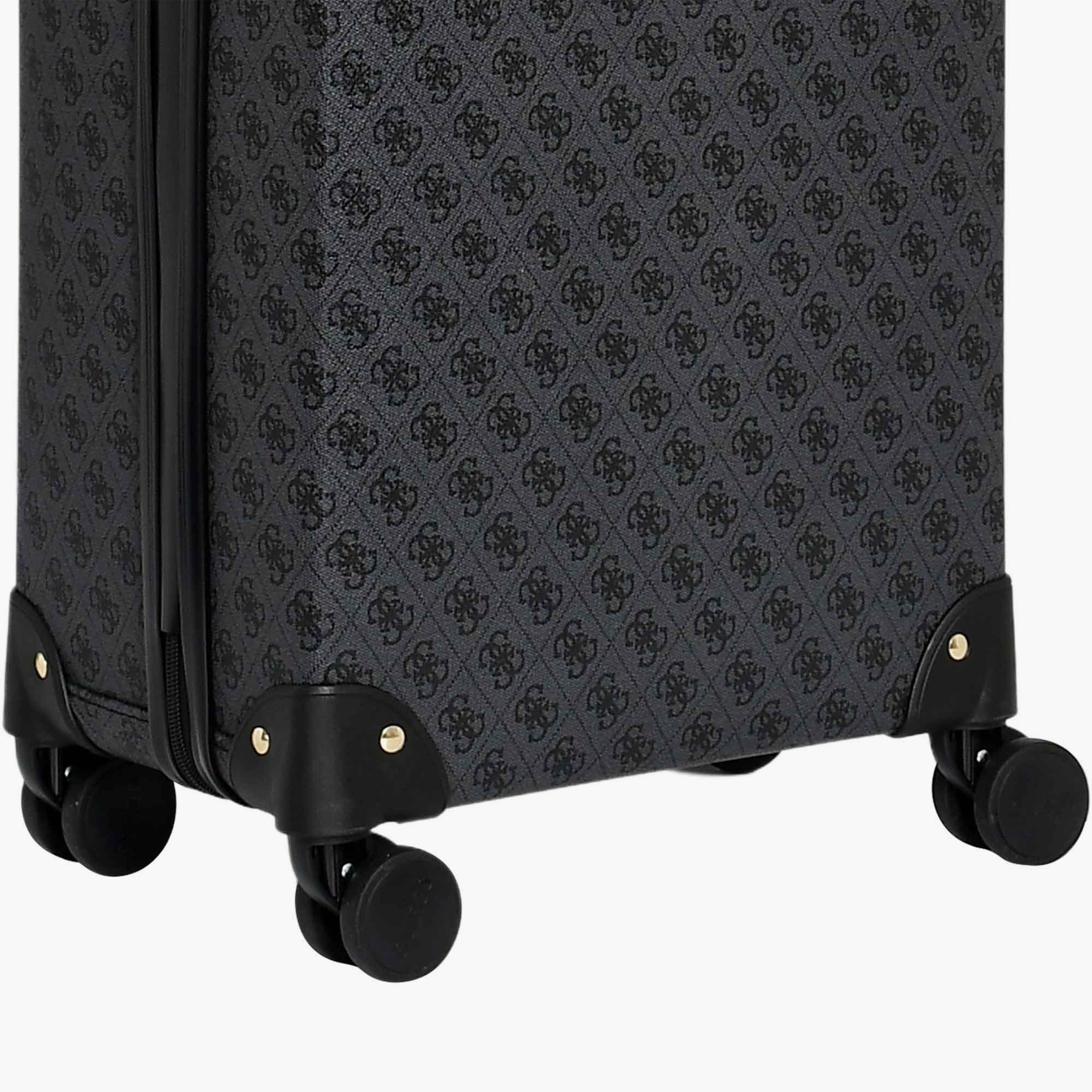 Guess Latona 53 CM Small Cabin PU Hard Sided 4-Wheeler Spinner Trolley Bag with TSA Lock-travel-luggagesandbags-luggage-image-13
