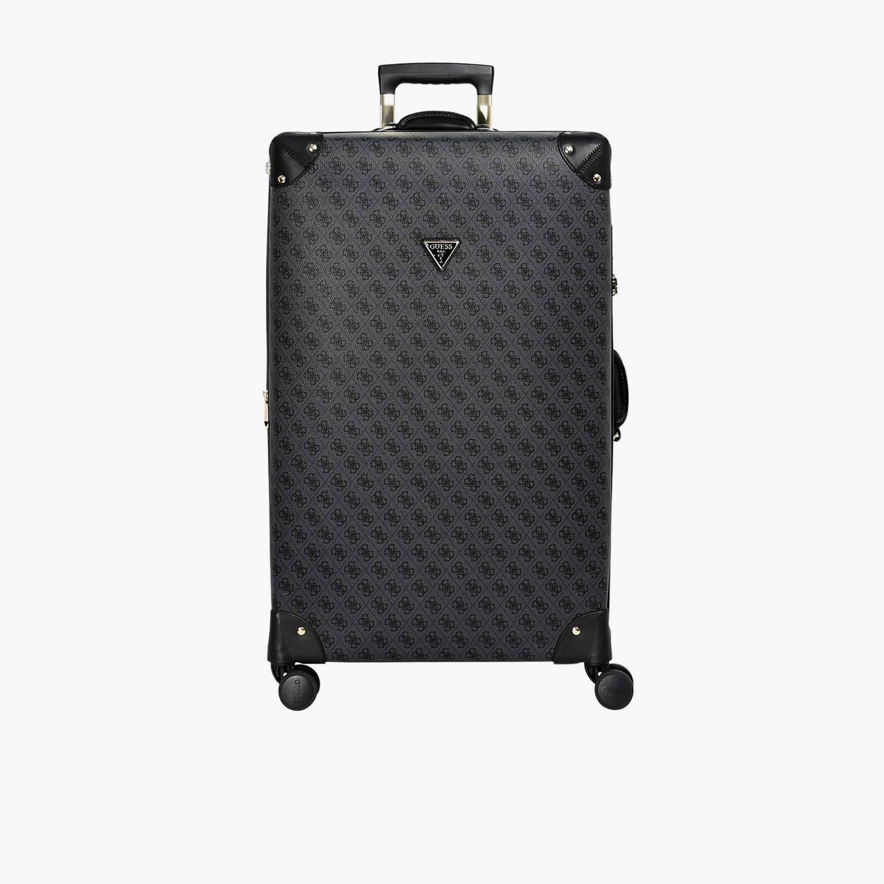 Guess Latona 76 CM Large Check-in PU Hard Sided 4-Wheeler Spinner Trolley Bag with TSA Lock-travel-luggagesandbags-luggage-image-1