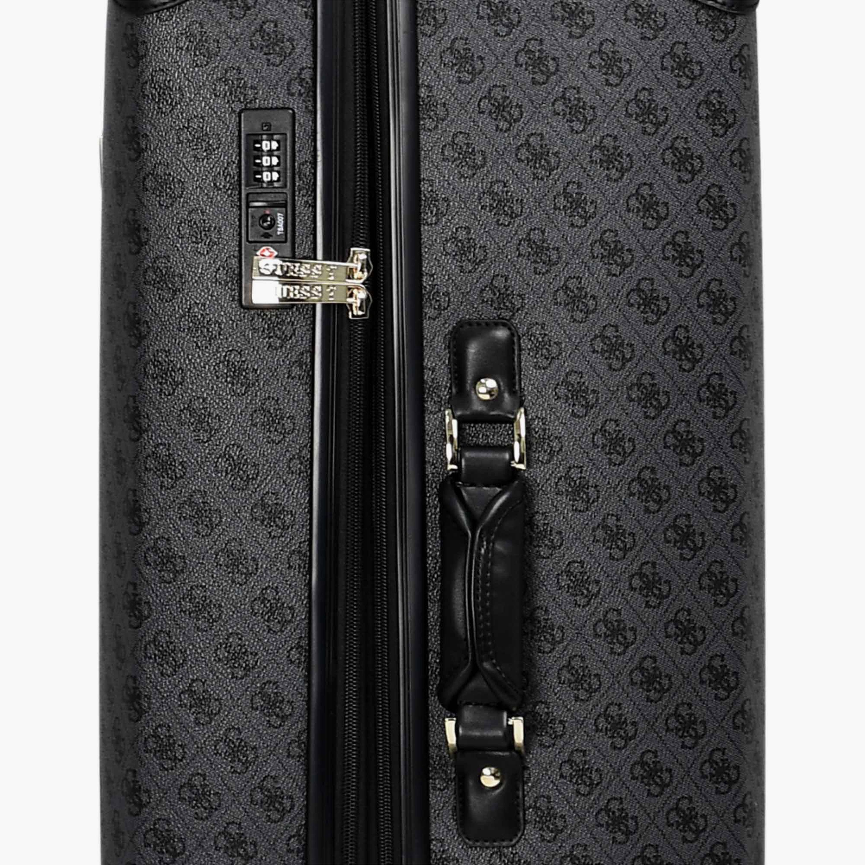 Guess Latona 76 CM Large Check-in PU Hard Sided 4-Wheeler Spinner Trolley Bag with TSA Lock-travel-luggagesandbags-luggage-image-14