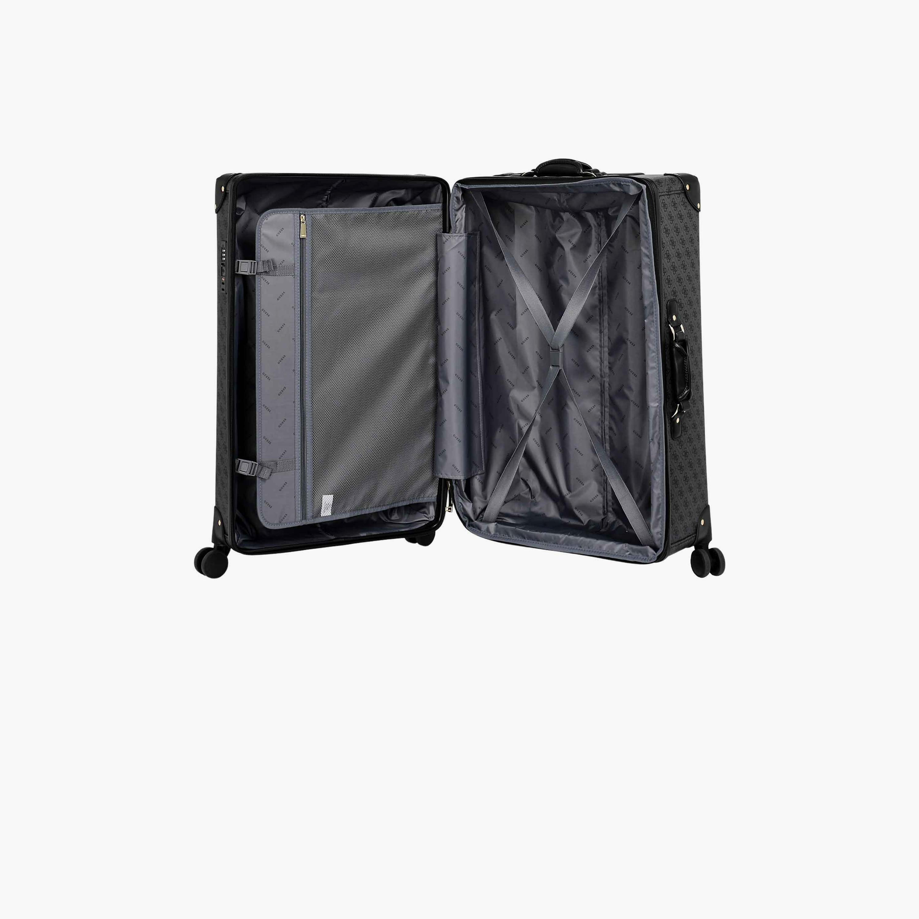 Guess Latona 76 CM Large Check-in PU Hard Sided 4-Wheeler Spinner Trolley Bag with TSA Lock-travel-luggagesandbags-luggage-image-6