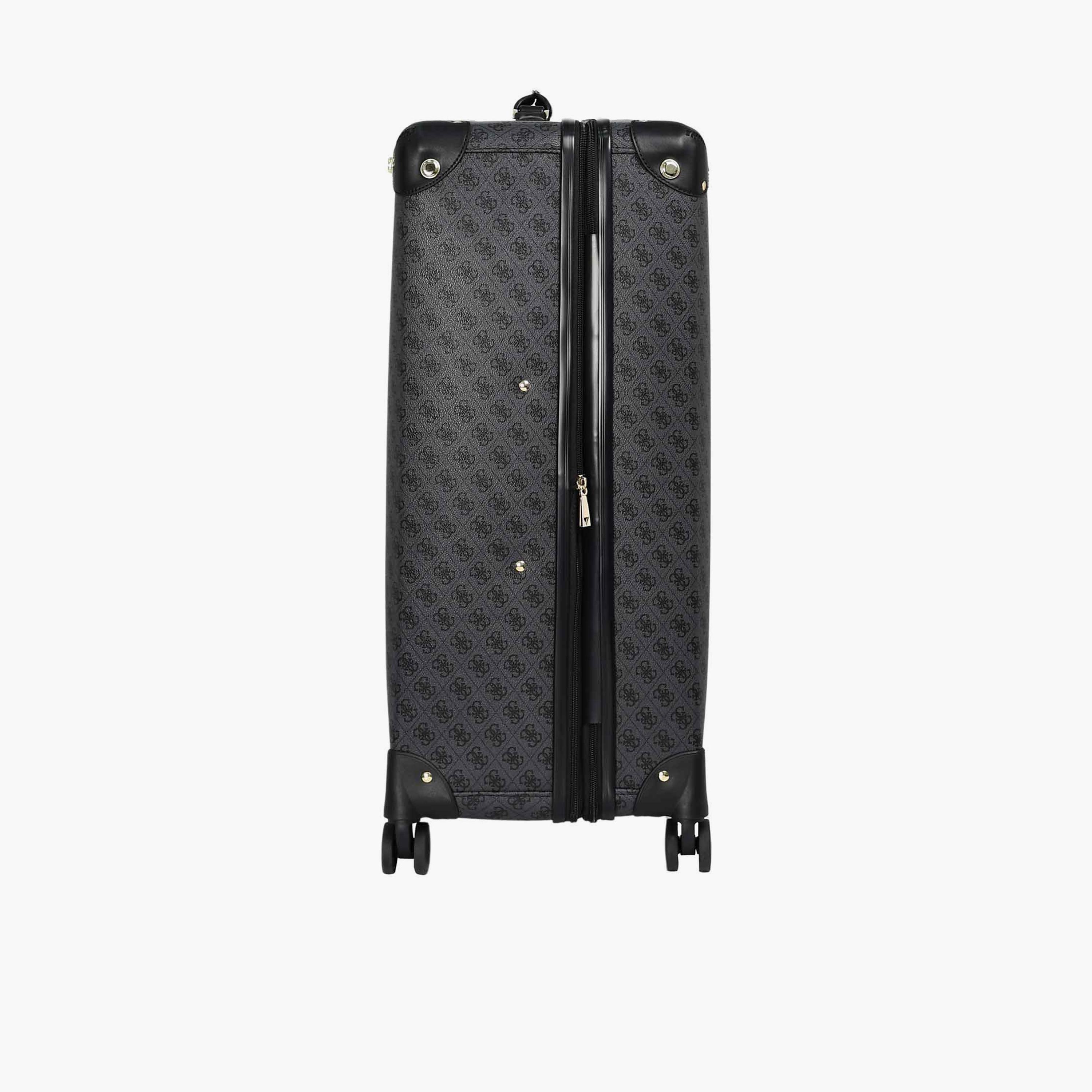 Guess Latona 76 CM Large Check-in PU Hard Sided 4-Wheeler Spinner Trolley Bag with TSA Lock-travel-luggagesandbags-luggage-image-8