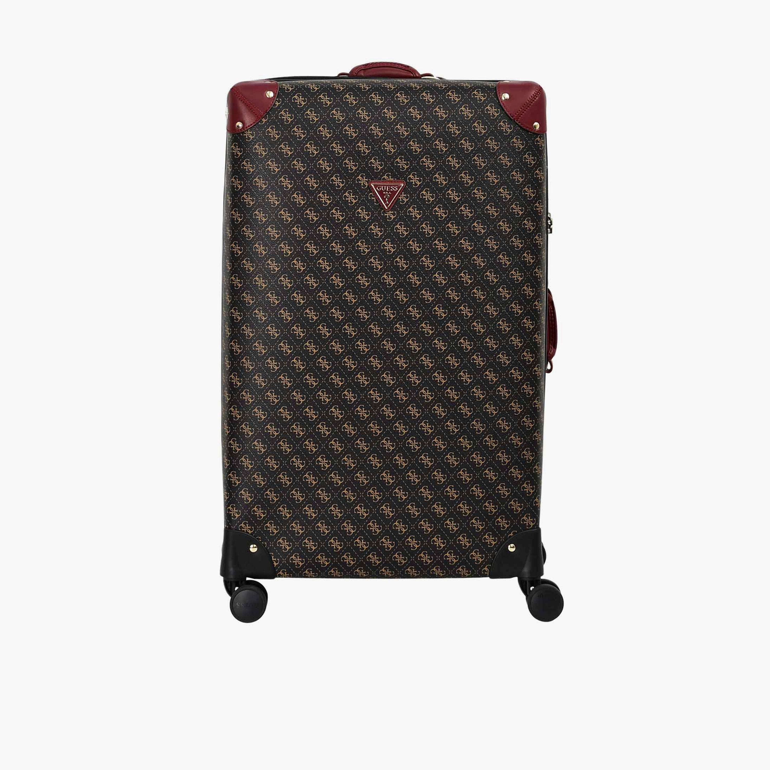 Guess Latona 75 CM Large Check-in PU Hard Sided 4-Wheeler Spinner Trolley Bag with TSA Lock-travel-luggagesandbags-luggage-image-10
