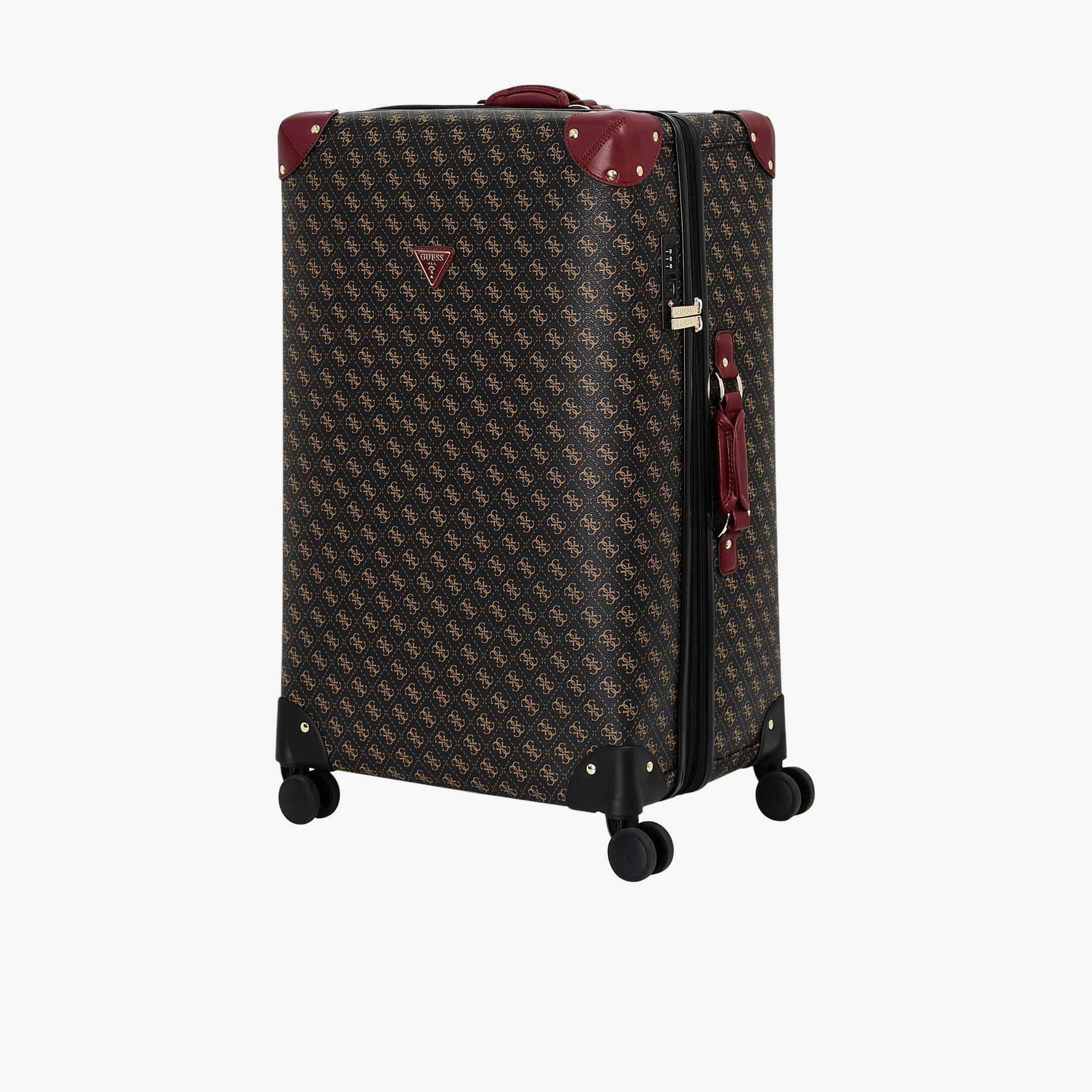 Guess Latona 75 CM Large Check-in PU Hard Sided 4-Wheeler Spinner Trolley Bag with TSA Lock-travel-luggagesandbags-luggage-image-12