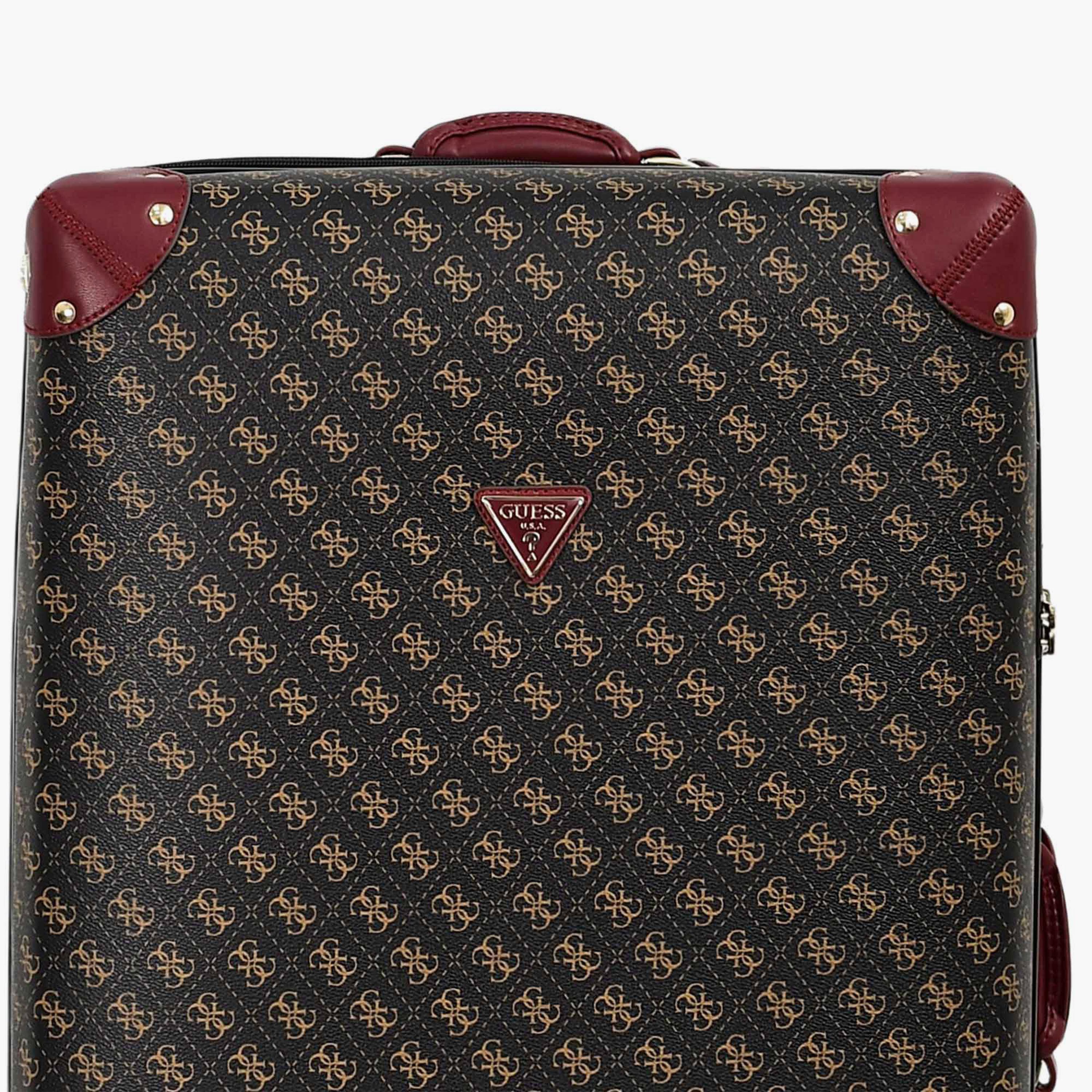 Guess Latona 75 CM Large Check-in PU Hard Sided 4-Wheeler Spinner Trolley Bag with TSA Lock-travel-luggagesandbags-luggage-image-13