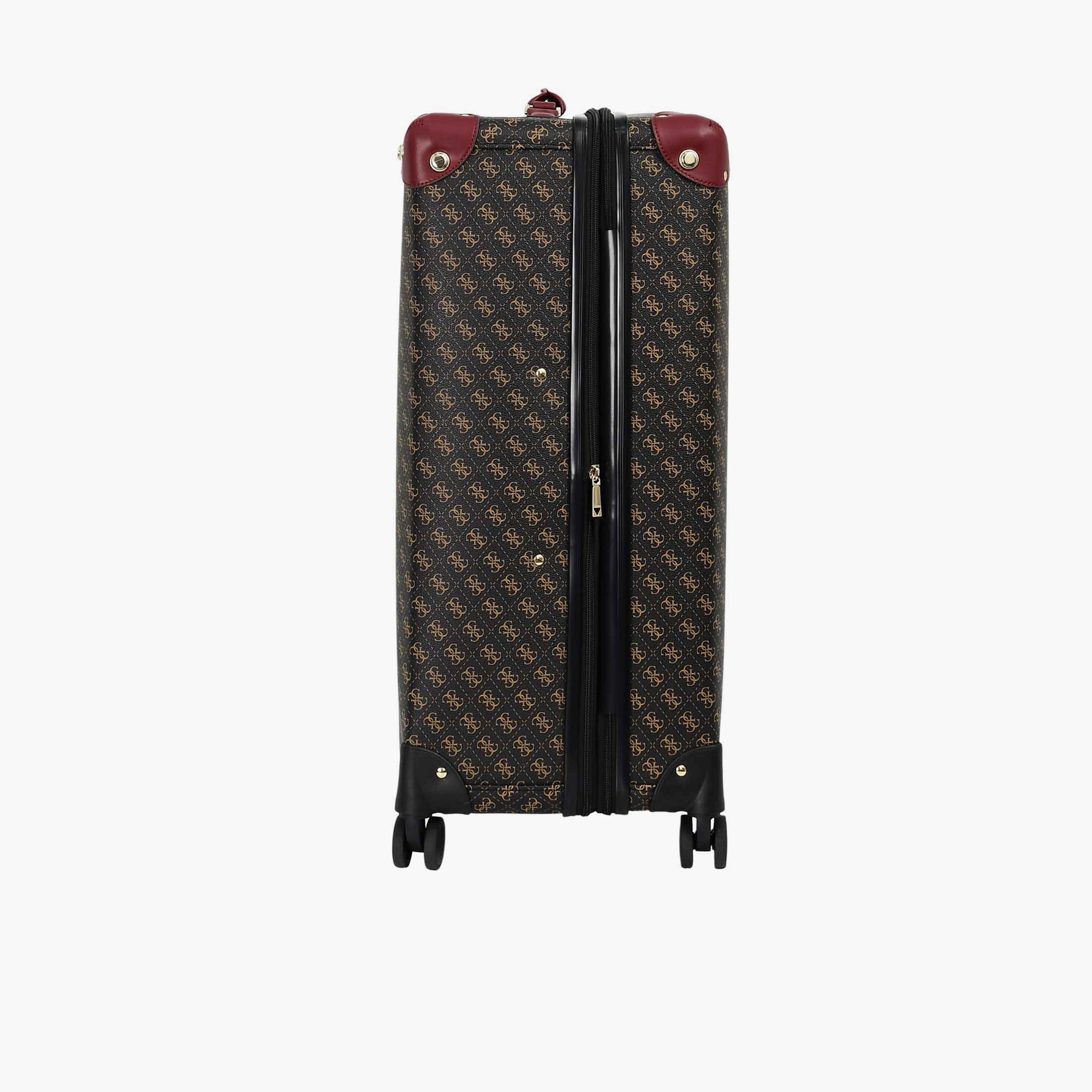 Guess Latona 75 CM Large Check-in PU Hard Sided 4-Wheeler Spinner Trolley Bag with TSA Lock-travel-luggagesandbags-luggage-image-6