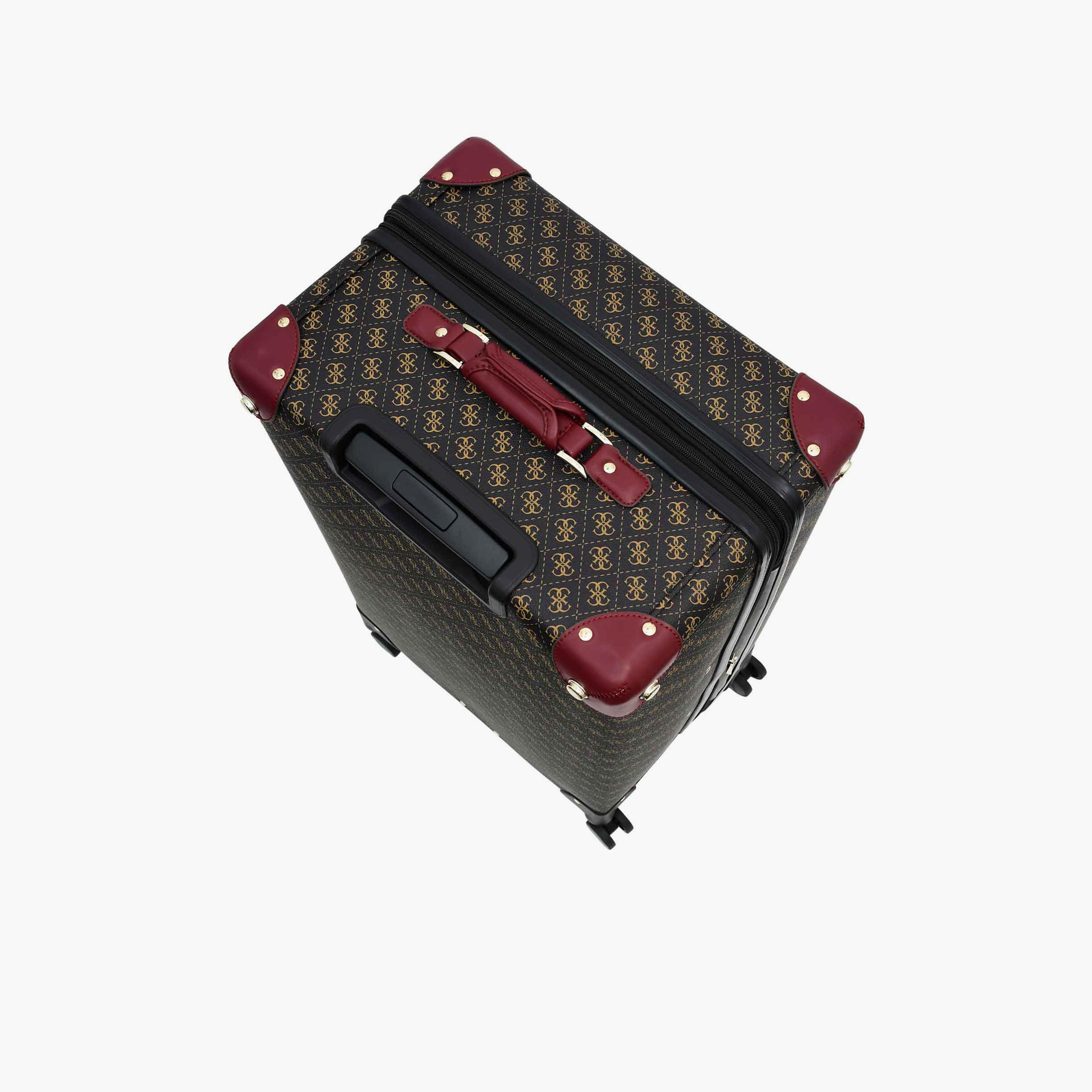 Guess Latona 75 CM Large Check-in PU Hard Sided 4-Wheeler Spinner Trolley Bag with TSA Lock-travel-luggagesandbags-luggage-image-8