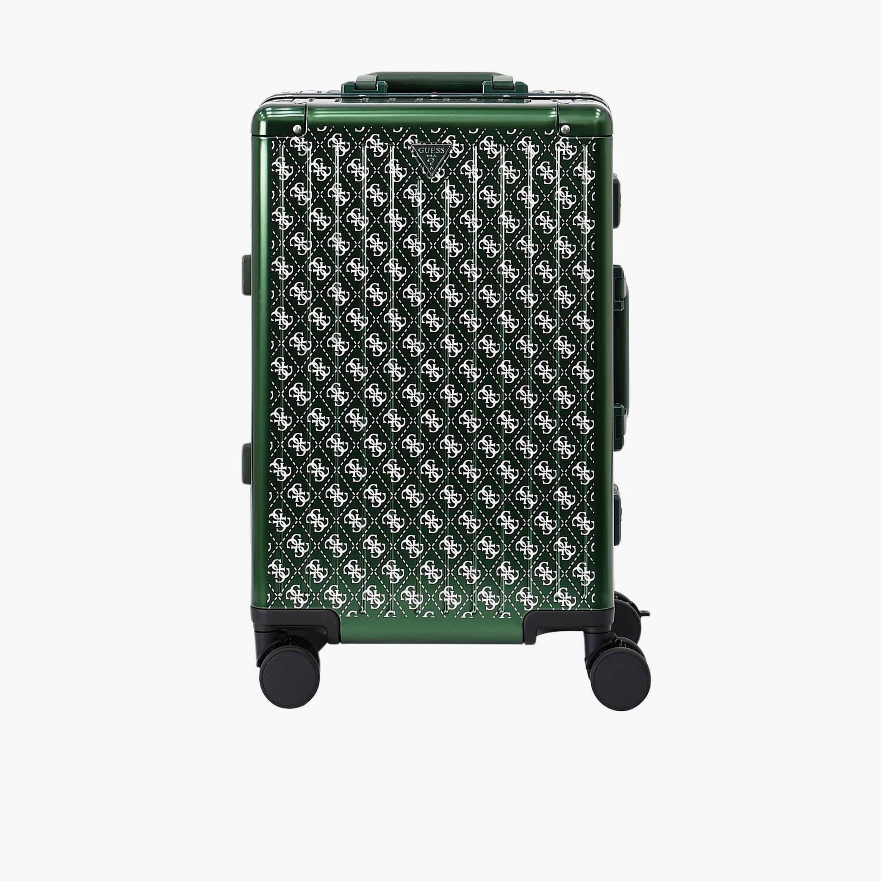 Guess Trunkshow 56.5 CM Small Cabin PU Hard Sided 4-Wheeler Spinner Trolley Bag with TSA Lock-travel-luggagesandbags-luggage-image-10
