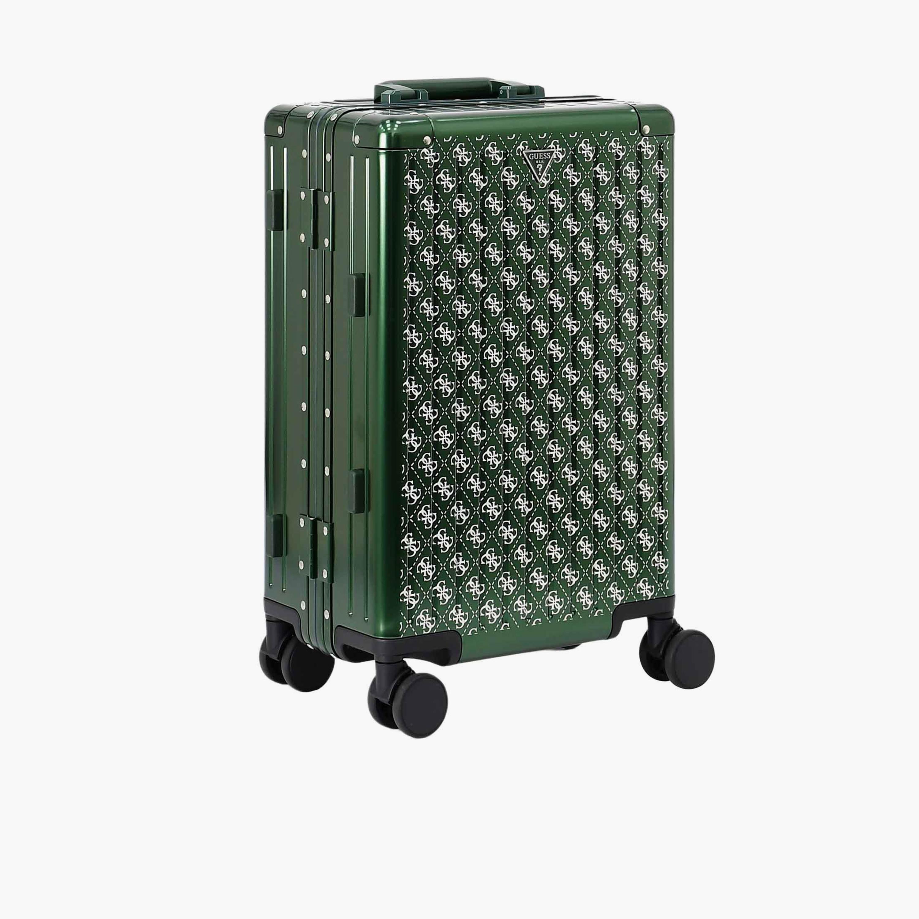Guess Trunkshow 56.5 CM Small Cabin PU Hard Sided 4-Wheeler Spinner Trolley Bag with TSA Lock-travel-luggagesandbags-luggage-image-11
