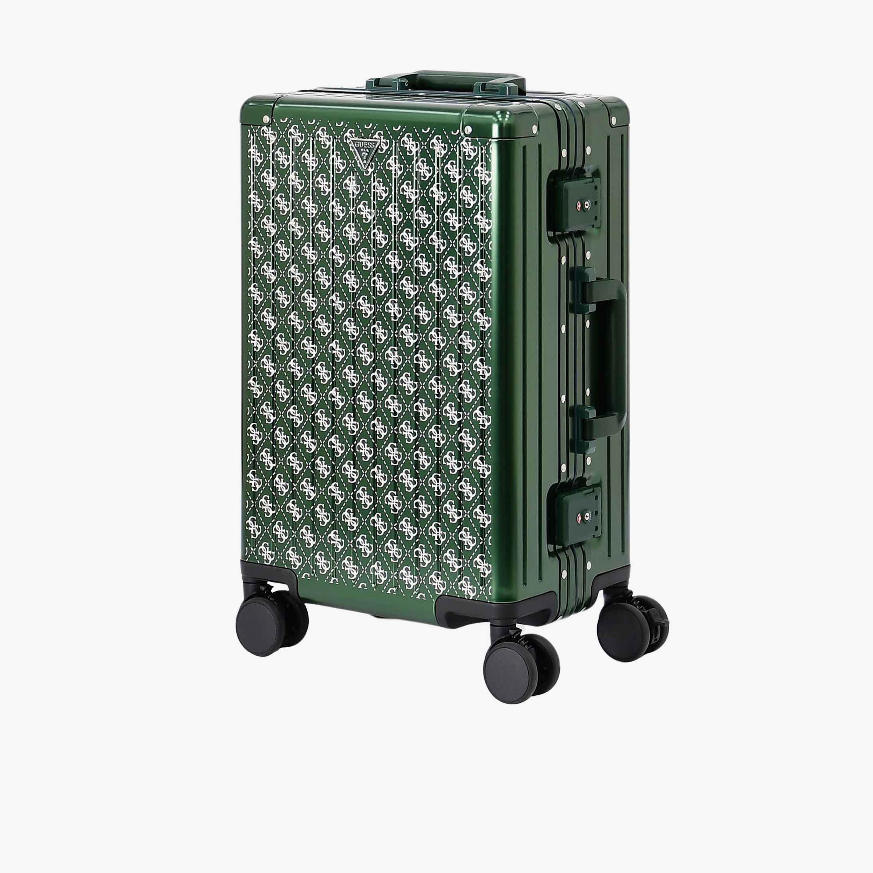 Guess Trunkshow 56.5 CM Small Cabin PU Hard Sided 4-Wheeler Spinner Trolley Bag with TSA Lock-travel-luggagesandbags-luggage-image-12