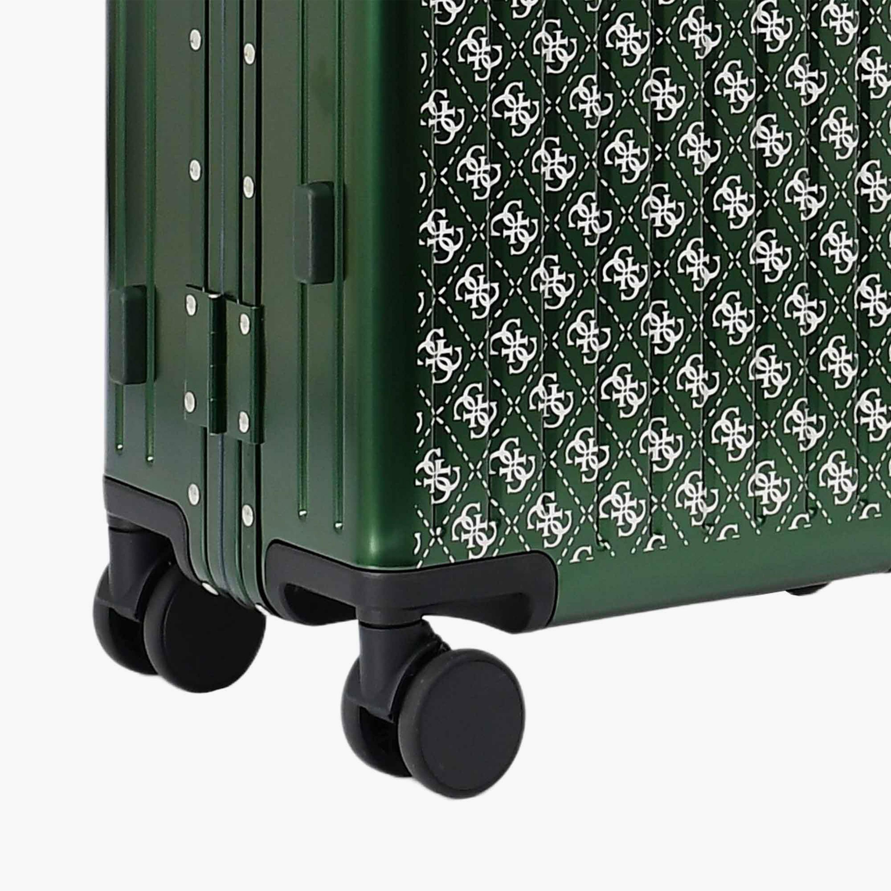 Guess Trunkshow 56.5 CM Small Cabin PU Hard Sided 4-Wheeler Spinner Trolley Bag with TSA Lock-travel-luggagesandbags-luggage-image-13