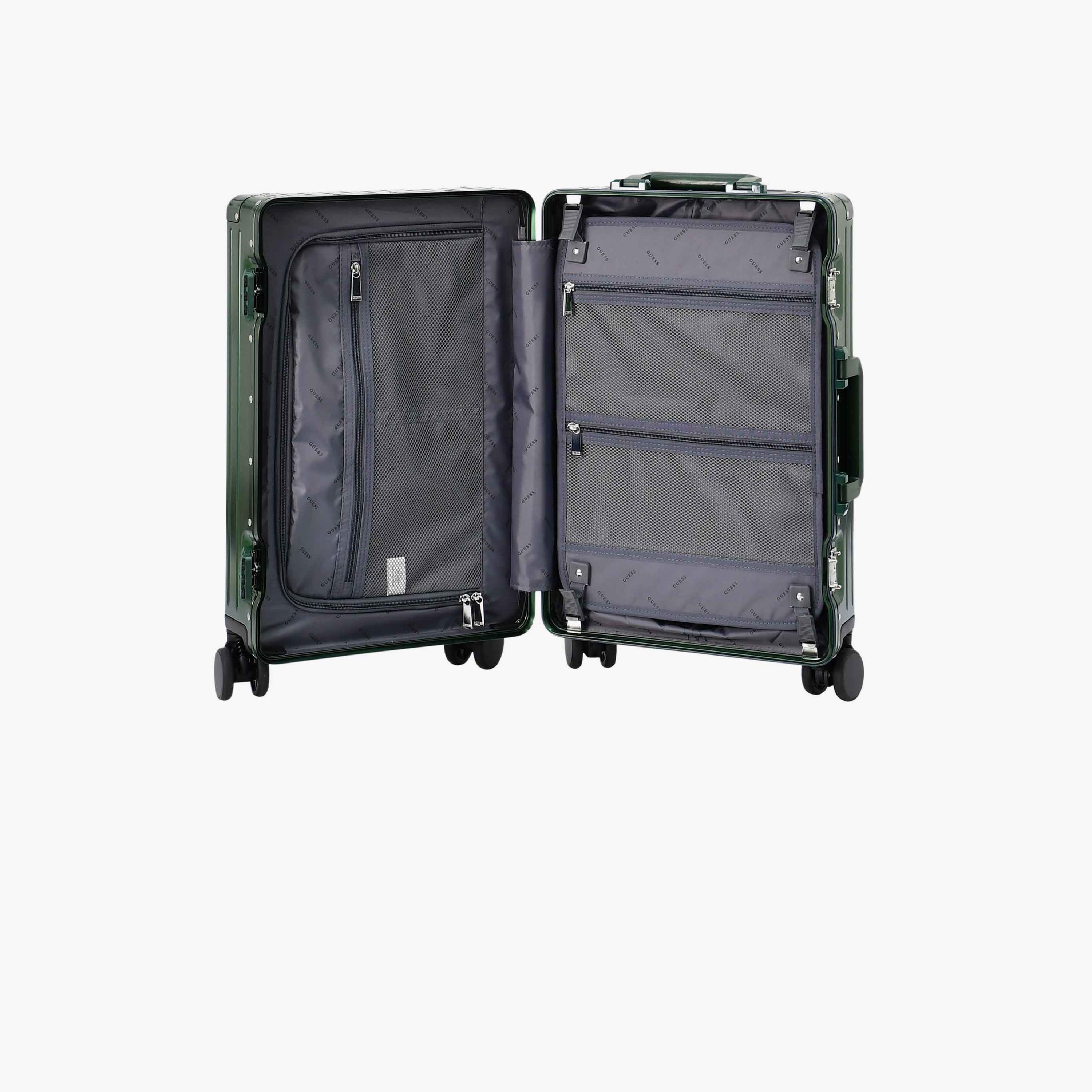 Guess Trunkshow 56.5 CM Small Cabin PU Hard Sided 4-Wheeler Spinner Trolley Bag with TSA Lock-travel-luggagesandbags-luggage-image-6