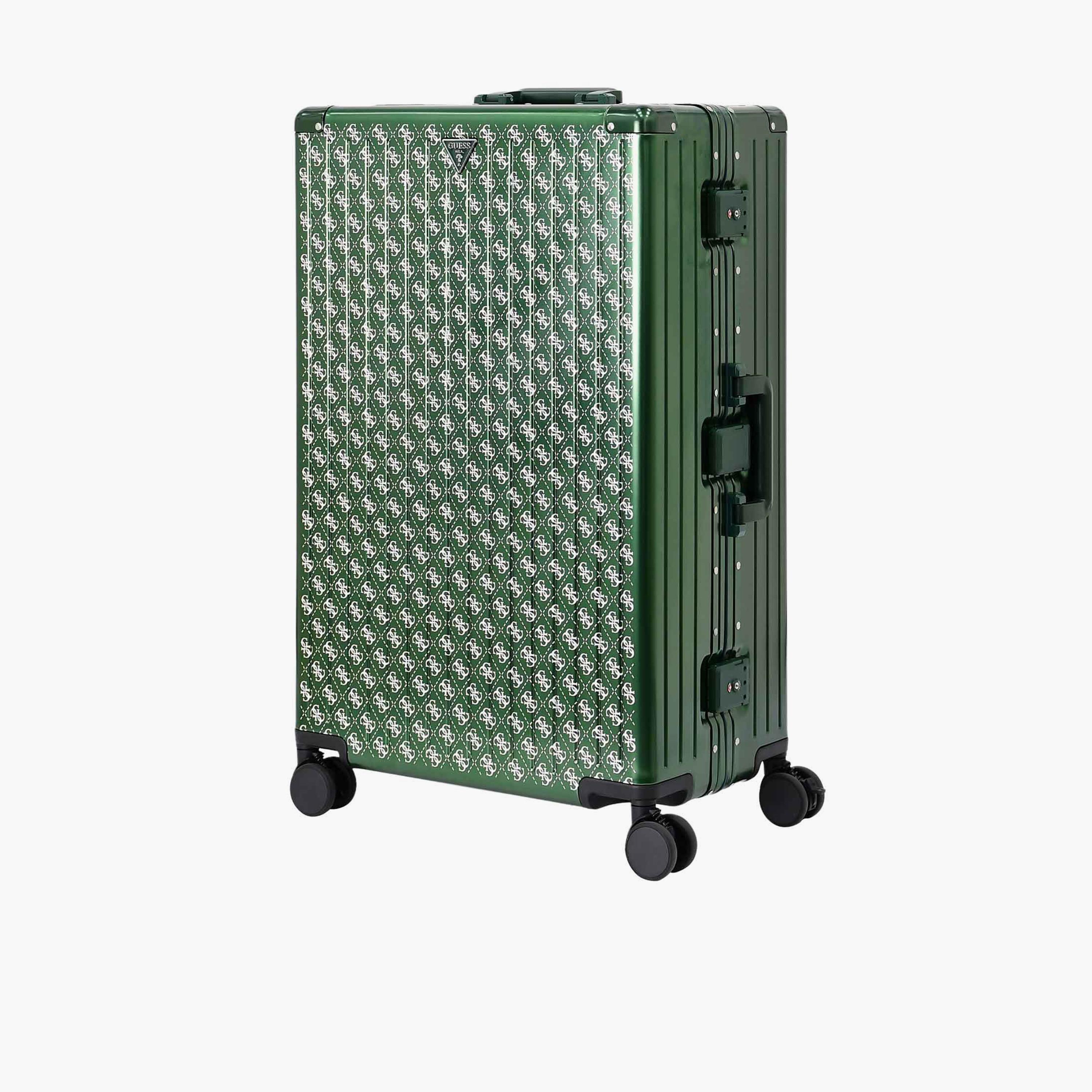 Guess Trunkshow 77 CM Large Check-in PU Hard Sided 4-Wheeler Spinner Trolley Bag with TSA Lock-travel-luggagesandbags-luggage-image-12