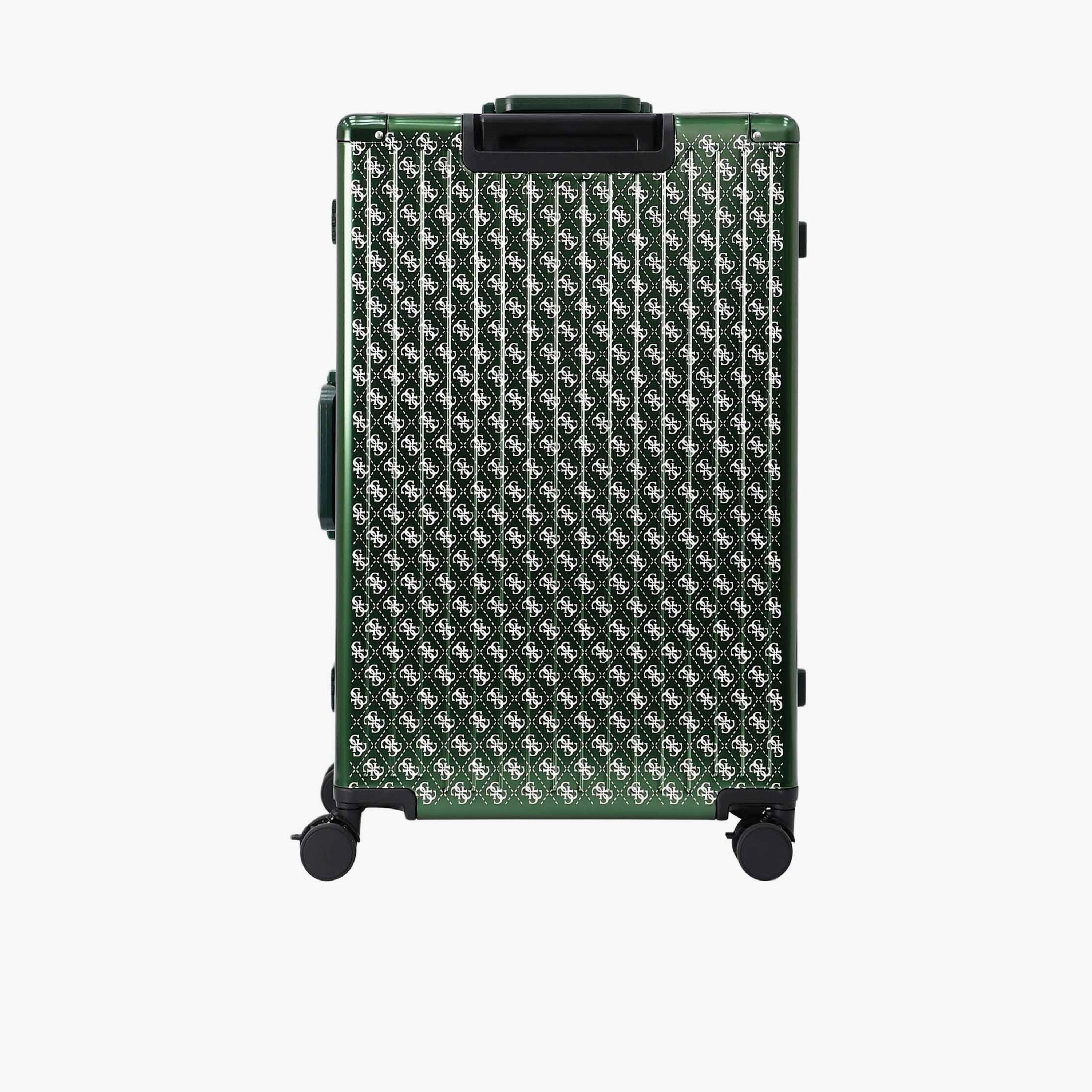 Guess Trunkshow 77 CM Large Check-in PU Hard Sided 4-Wheeler Spinner Trolley Bag with TSA Lock-travel-luggagesandbags-luggage-image-5