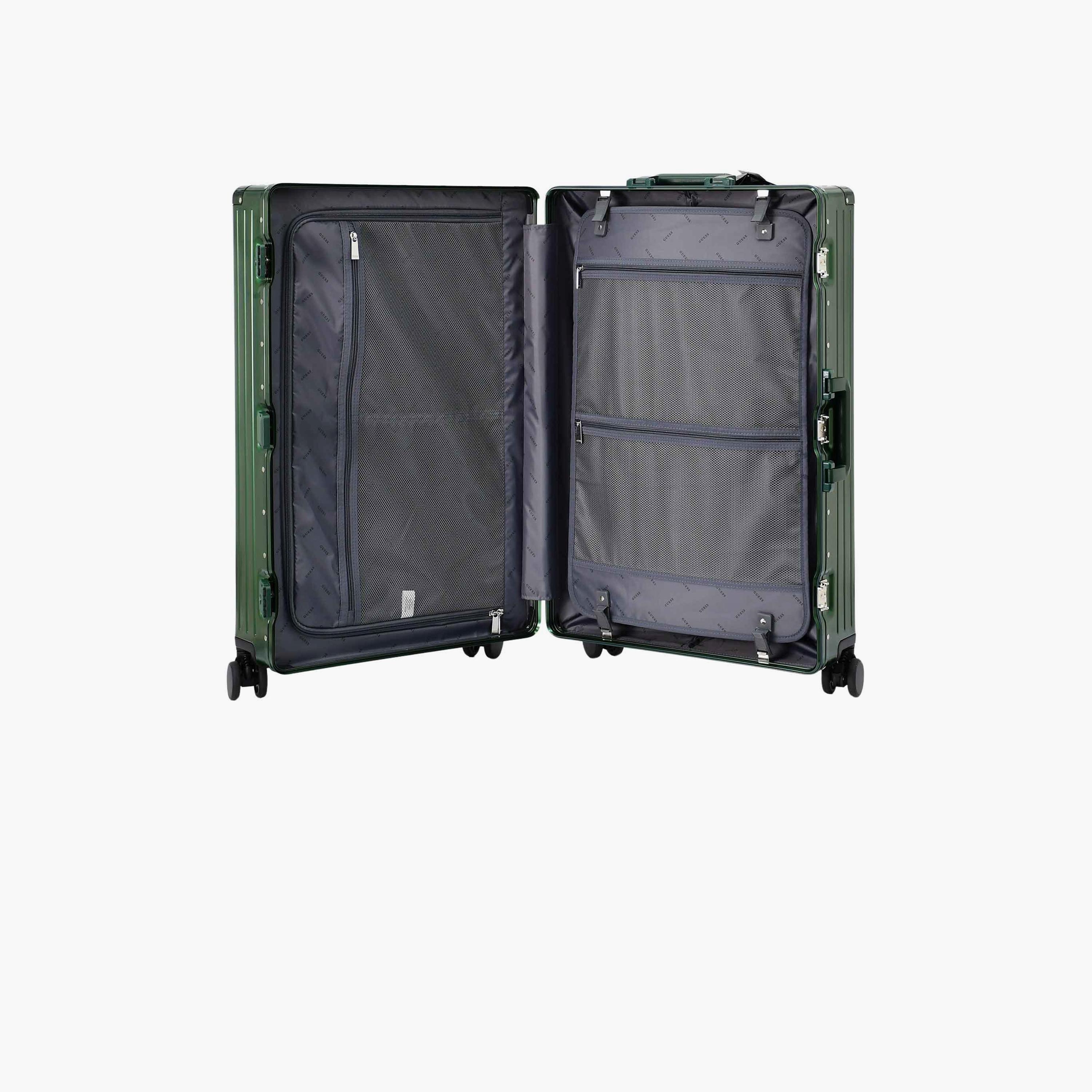 Guess Trunkshow 77 CM Large Check-in PU Hard Sided 4-Wheeler Spinner Trolley Bag with TSA Lock-travel-luggagesandbags-luggage-image-6