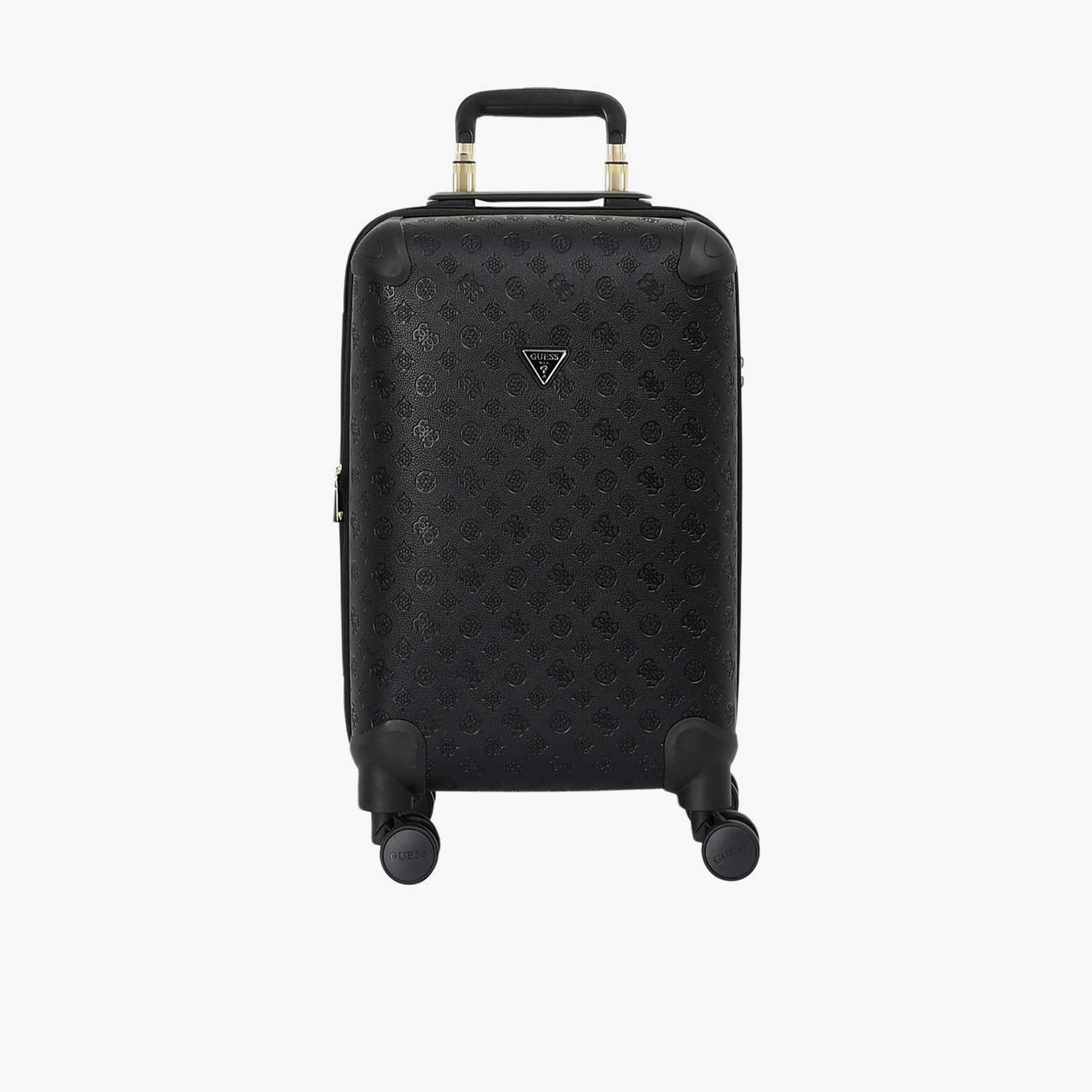 Guess Wilder 56 CM Small Cabin PU Hard Sided 4-Wheeler Spinner Trolley Bag with TSA Lock-travel-luggagesandbags-luggage-image-1