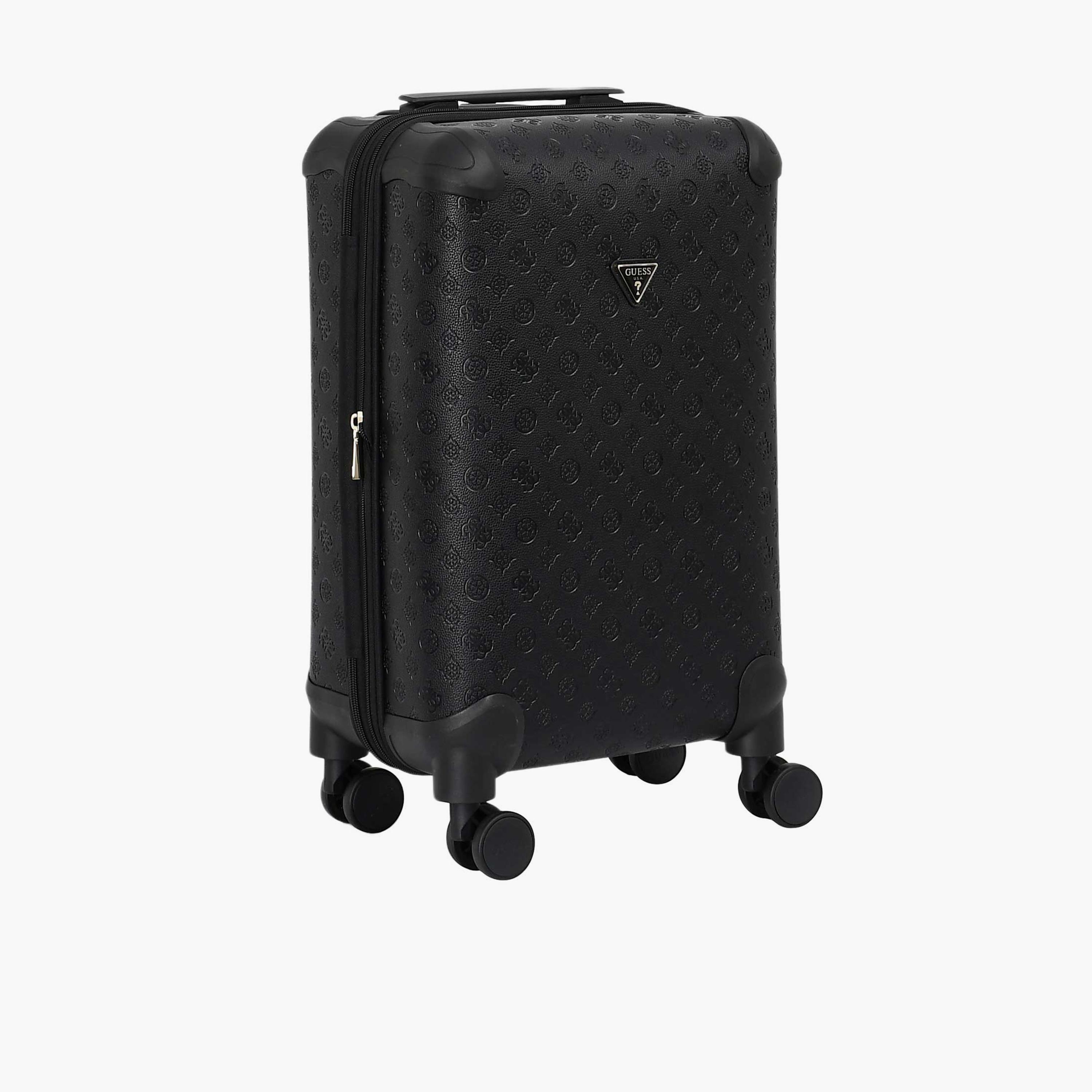 Guess Wilder 56 CM Small Cabin PU Hard Sided 4-Wheeler Spinner Trolley Bag with TSA Lock-travel-luggagesandbags-luggage-image-11