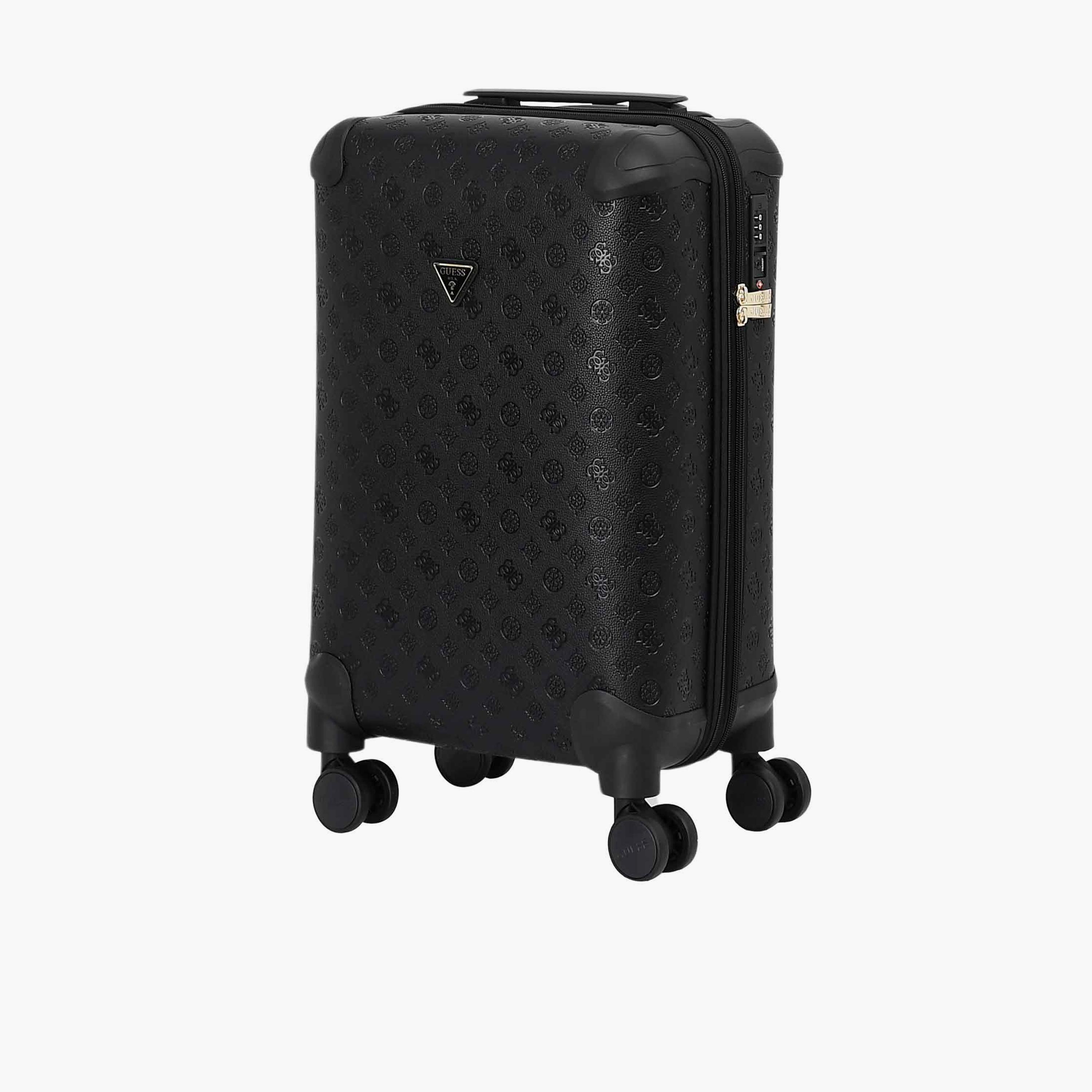 Guess Wilder 56 CM Small Cabin PU Hard Sided 4-Wheeler Spinner Trolley Bag with TSA Lock-travel-luggagesandbags-luggage-image-12