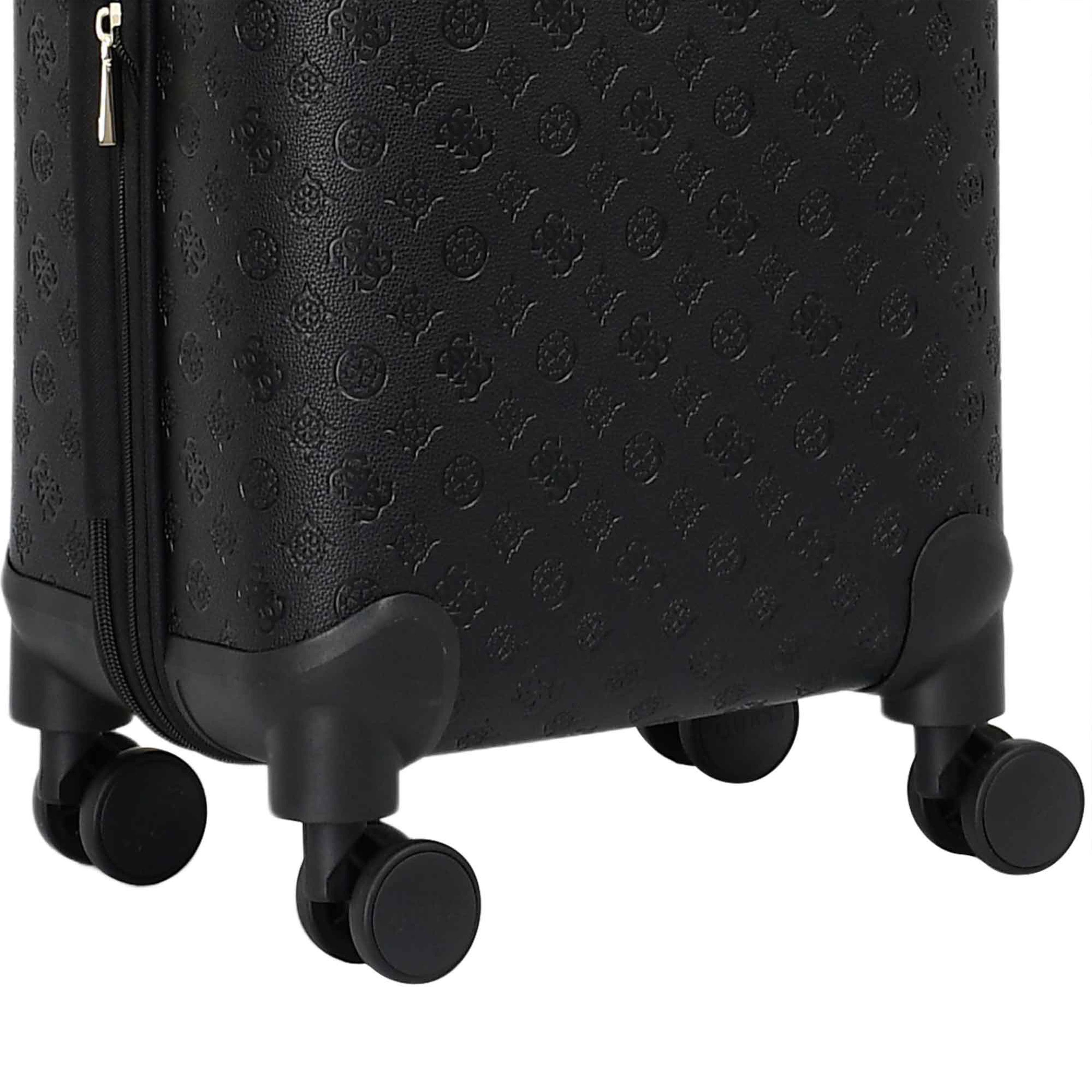 Guess Wilder 56 CM Small Cabin PU Hard Sided 4-Wheeler Spinner Trolley Bag with TSA Lock-travel-luggagesandbags-luggage-image-13
