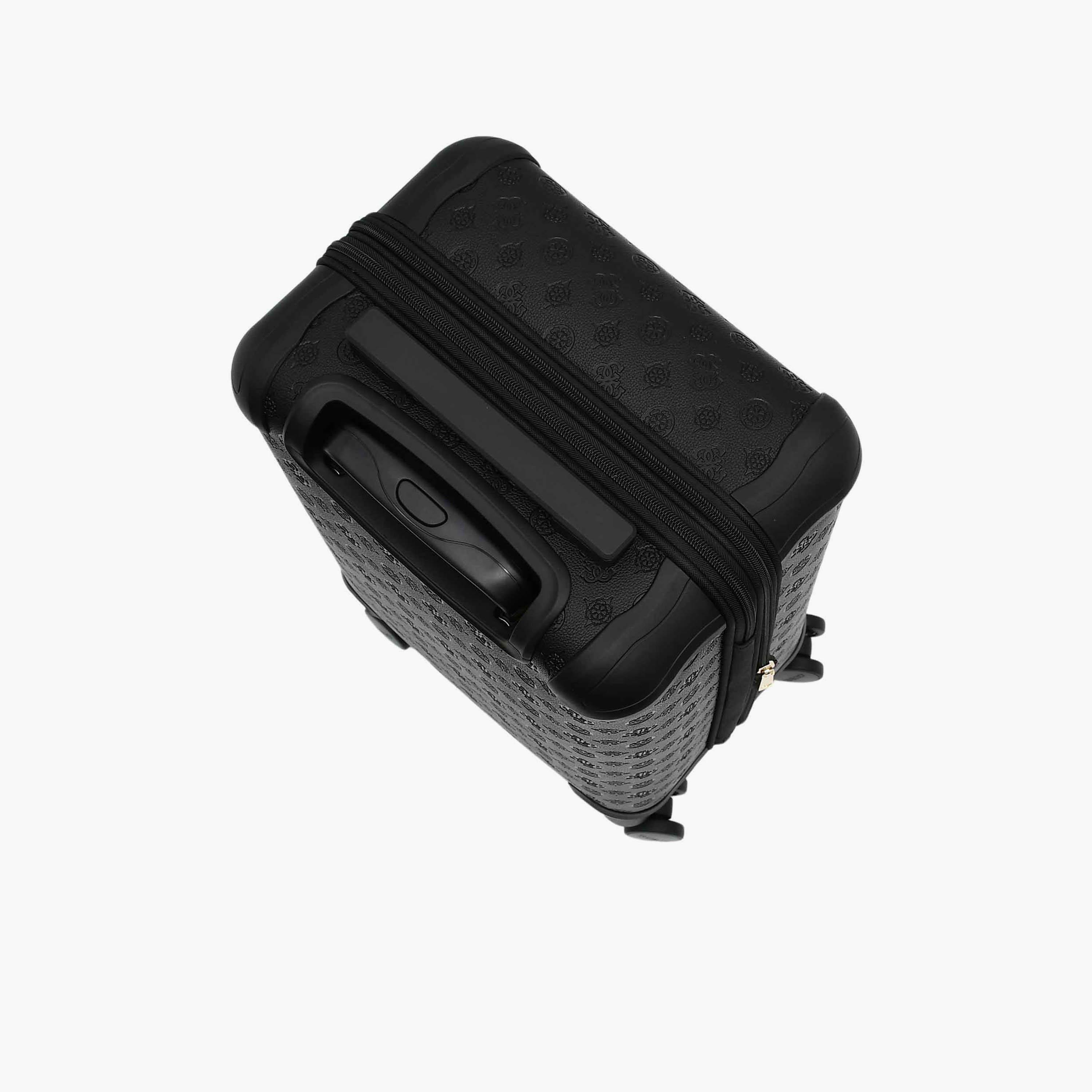 Guess Wilder 56 CM Small Cabin PU Hard Sided 4-Wheeler Spinner Trolley Bag with TSA Lock-travel-luggagesandbags-luggage-image-9