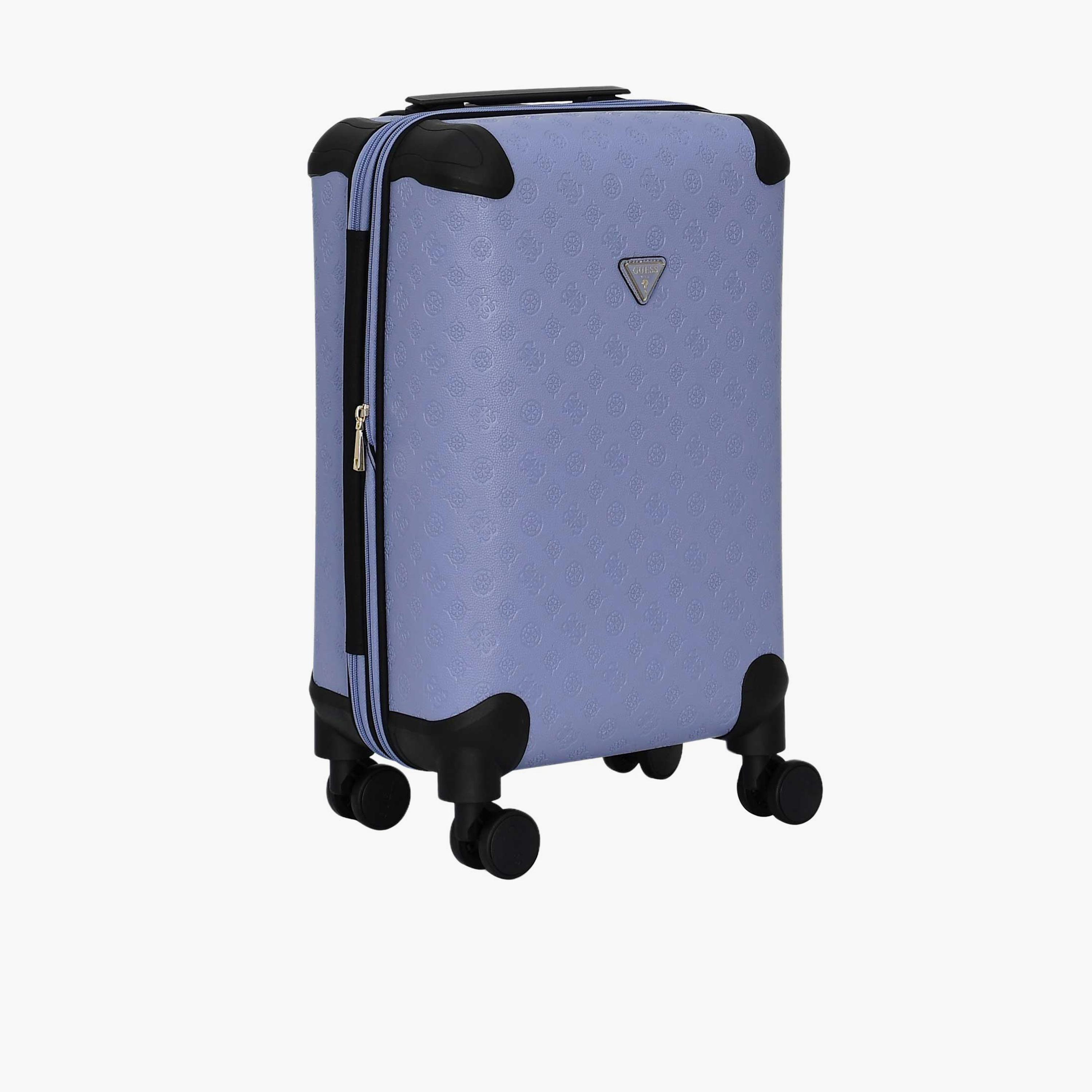 Guess Wilder 56 CM Small Cabin PU Hard Sided 4-Wheeler Spinner Trolley Bag with TSA Lock-travel-luggagesandbags-luggage-image-11