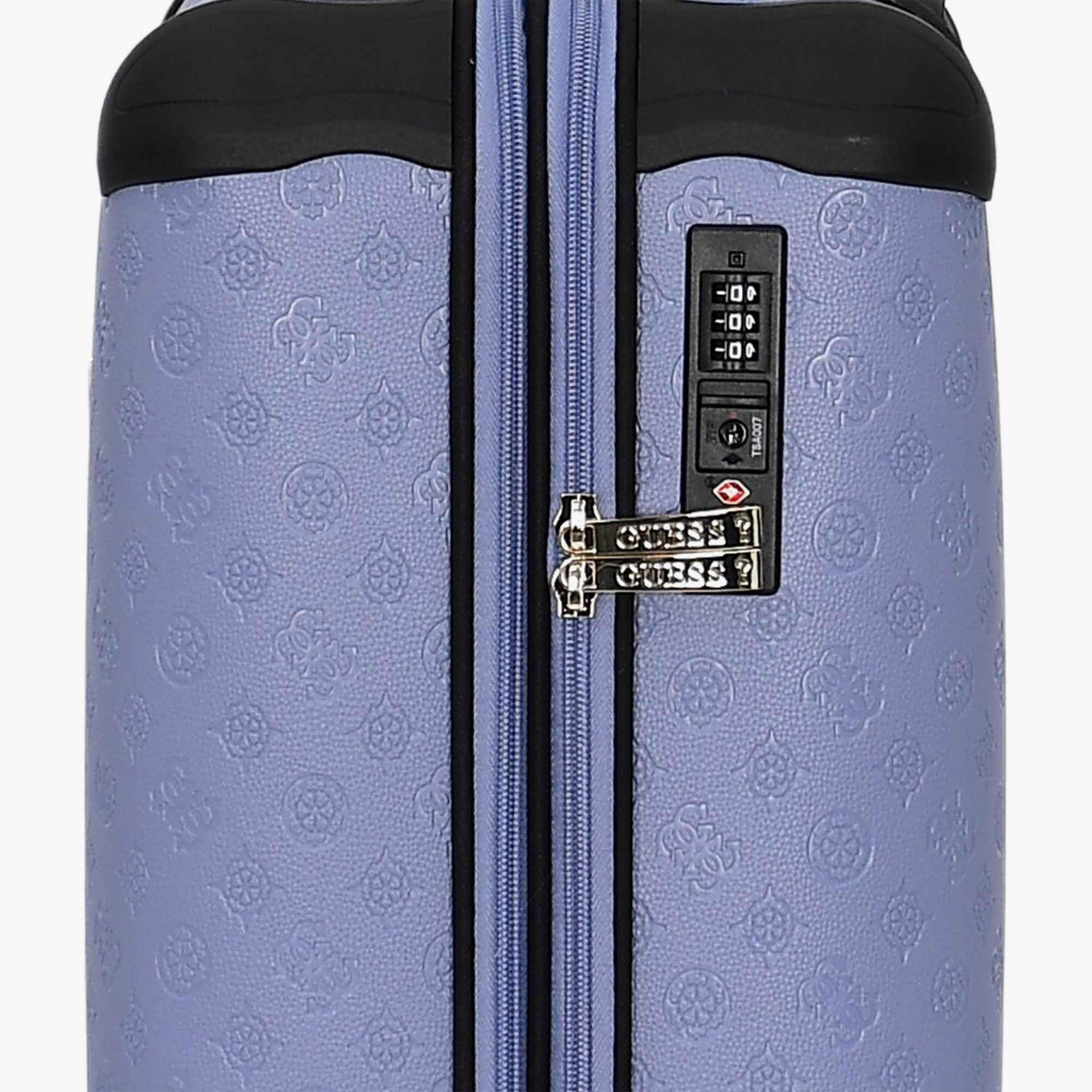 Guess Wilder 56 CM Small Cabin PU Hard Sided 4-Wheeler Spinner Trolley Bag with TSA Lock-travel-luggagesandbags-luggage-image-14