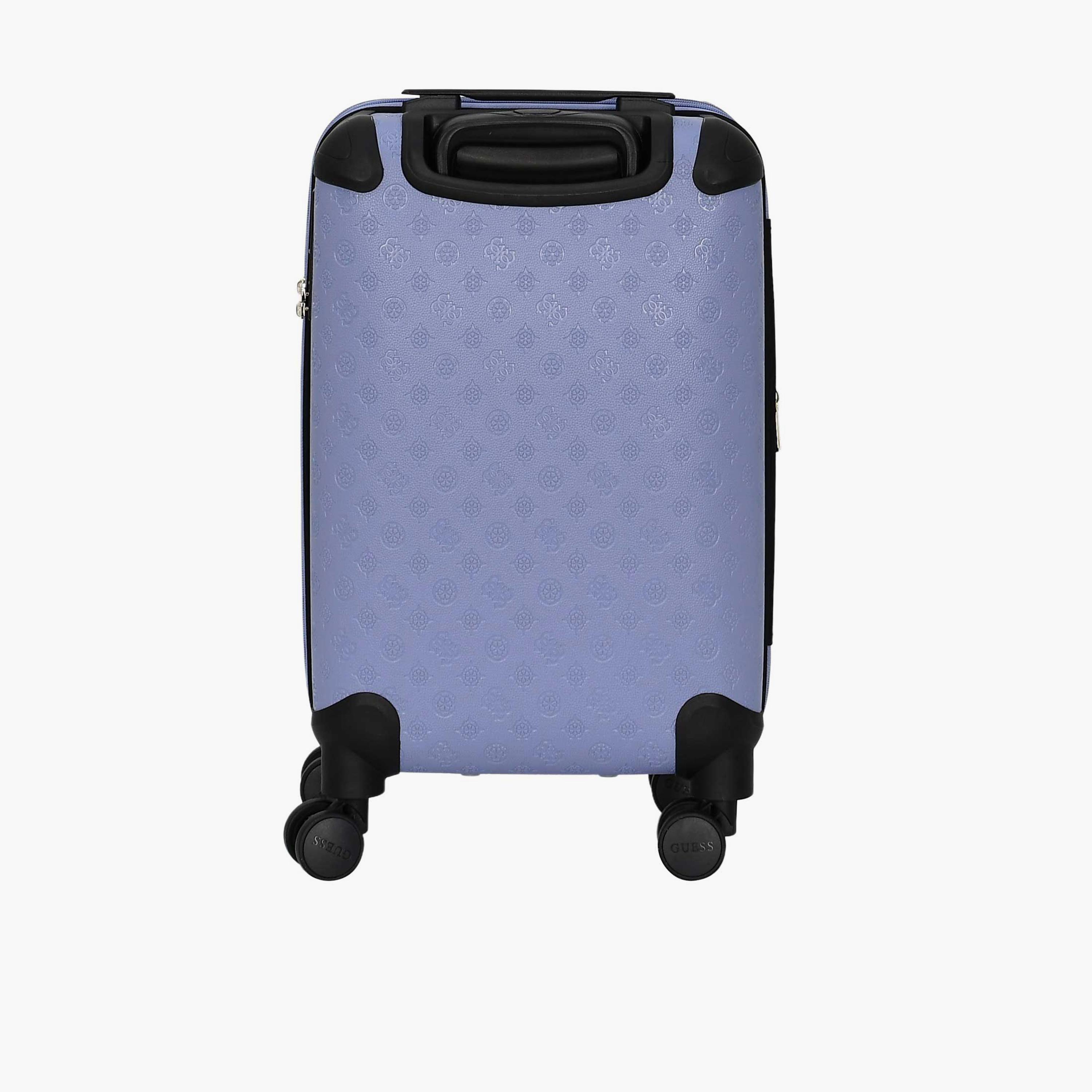 Guess Wilder 56 CM Small Cabin PU Hard Sided 4-Wheeler Spinner Trolley Bag with TSA Lock-travel-luggagesandbags-luggage-image-5