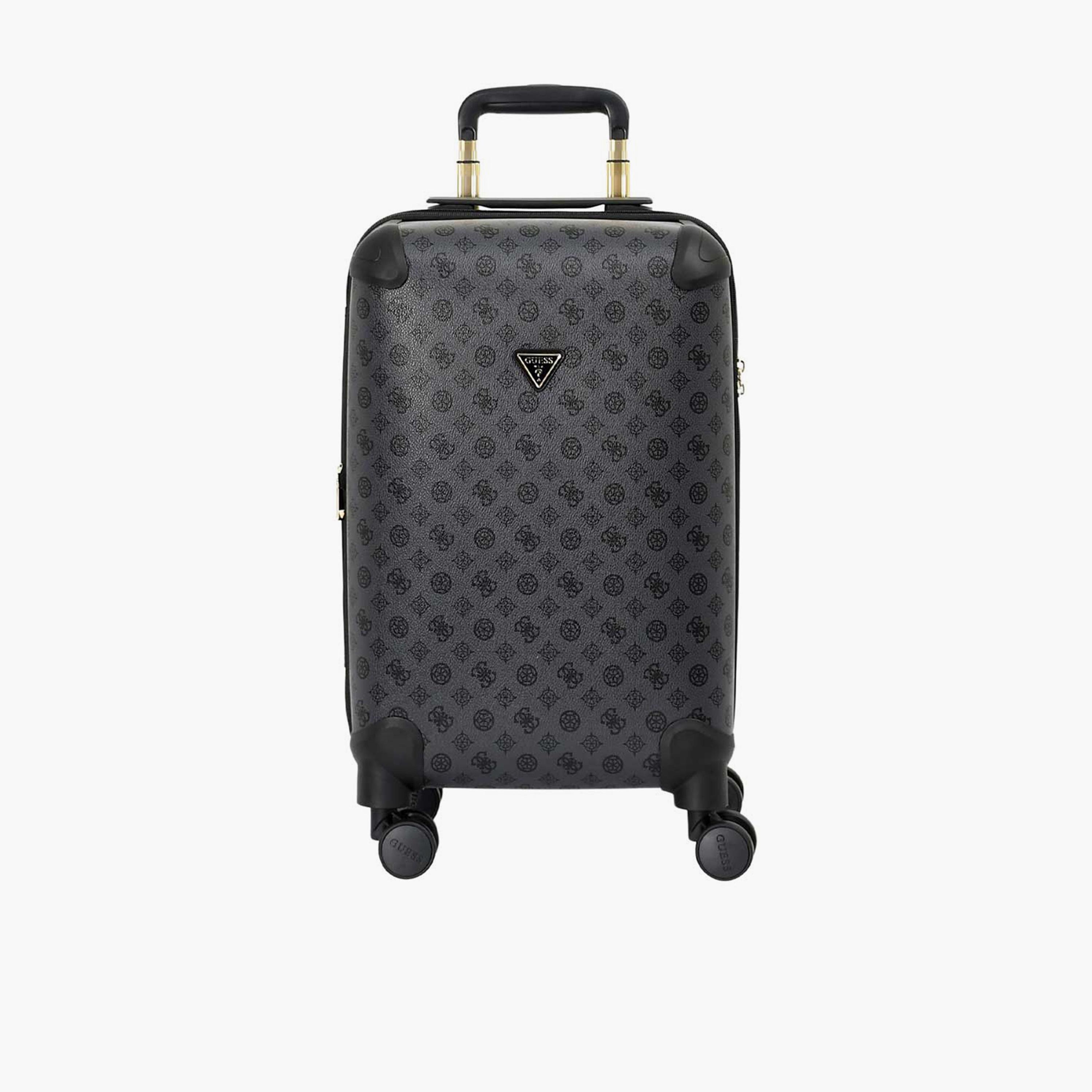 Guess Wilder 77 CM Small Cabin PU Hard Sided 4-Wheeler Spinner Trolley Bag with TSA Lock-travel-luggagesandbags-luggage-image-1