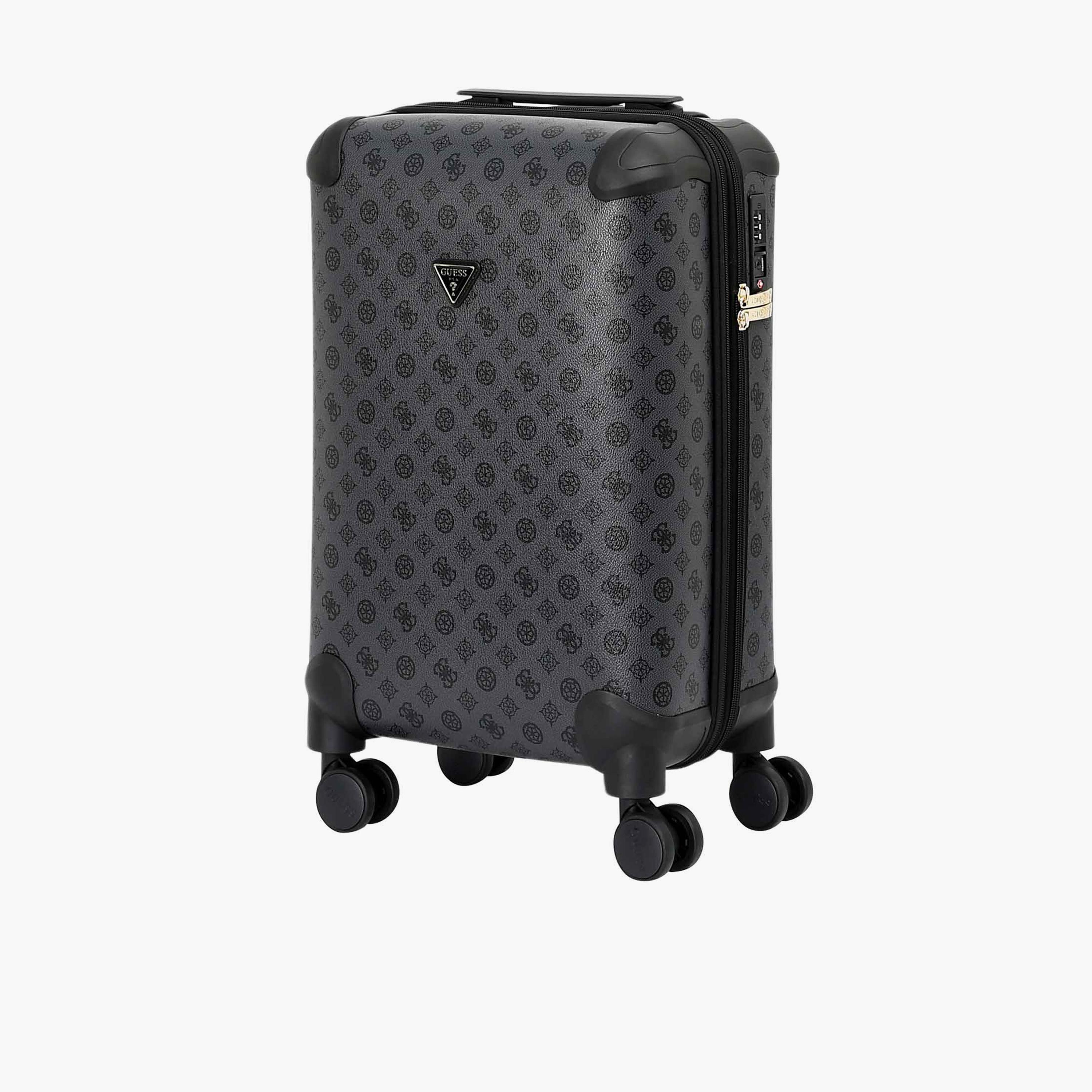 Guess Wilder 77 CM Small Cabin PU Hard Sided 4-Wheeler Spinner Trolley Bag with TSA Lock-travel-luggagesandbags-luggage-image-12