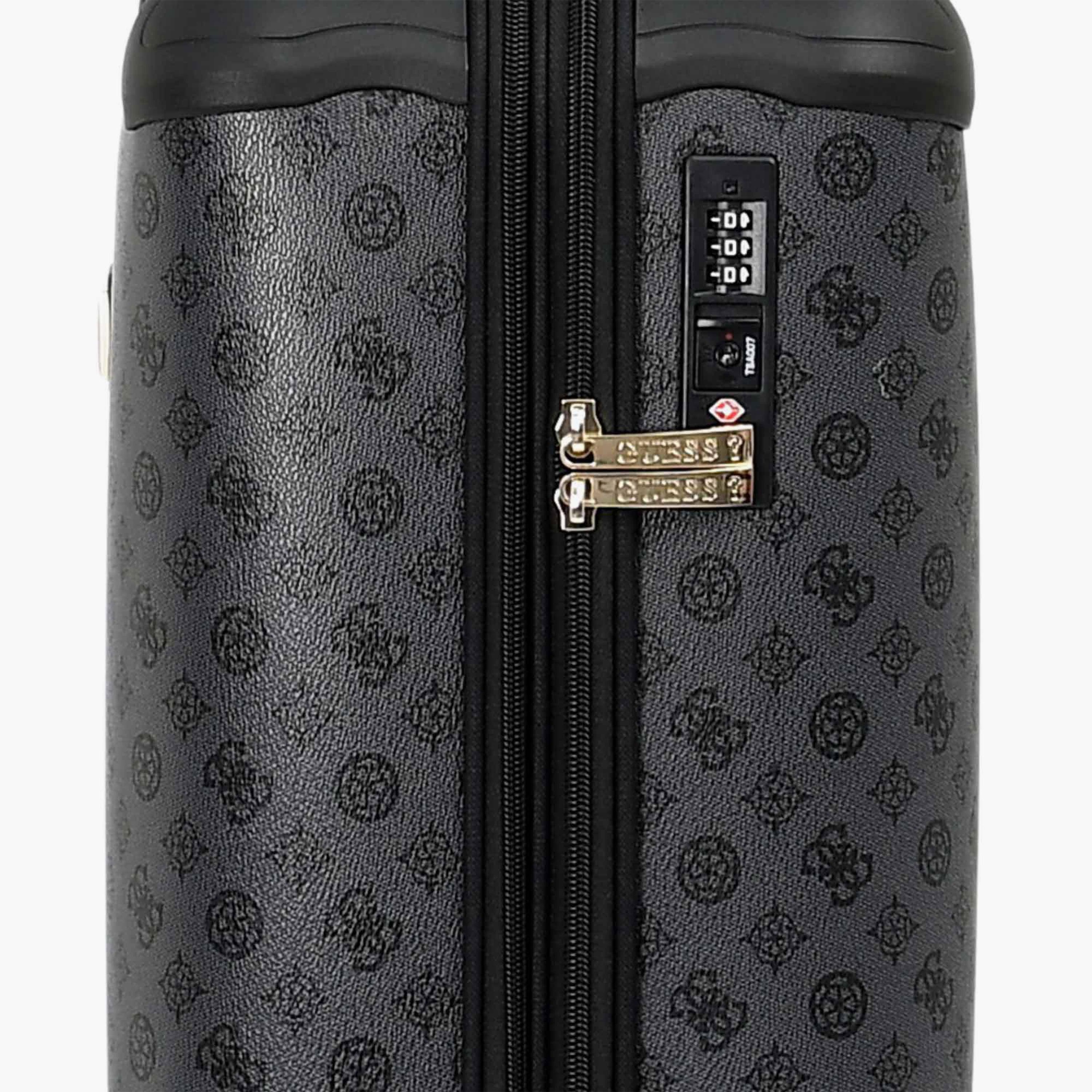 Guess Wilder 77 CM Small Cabin PU Hard Sided 4-Wheeler Spinner Trolley Bag with TSA Lock-travel-luggagesandbags-luggage-image-14