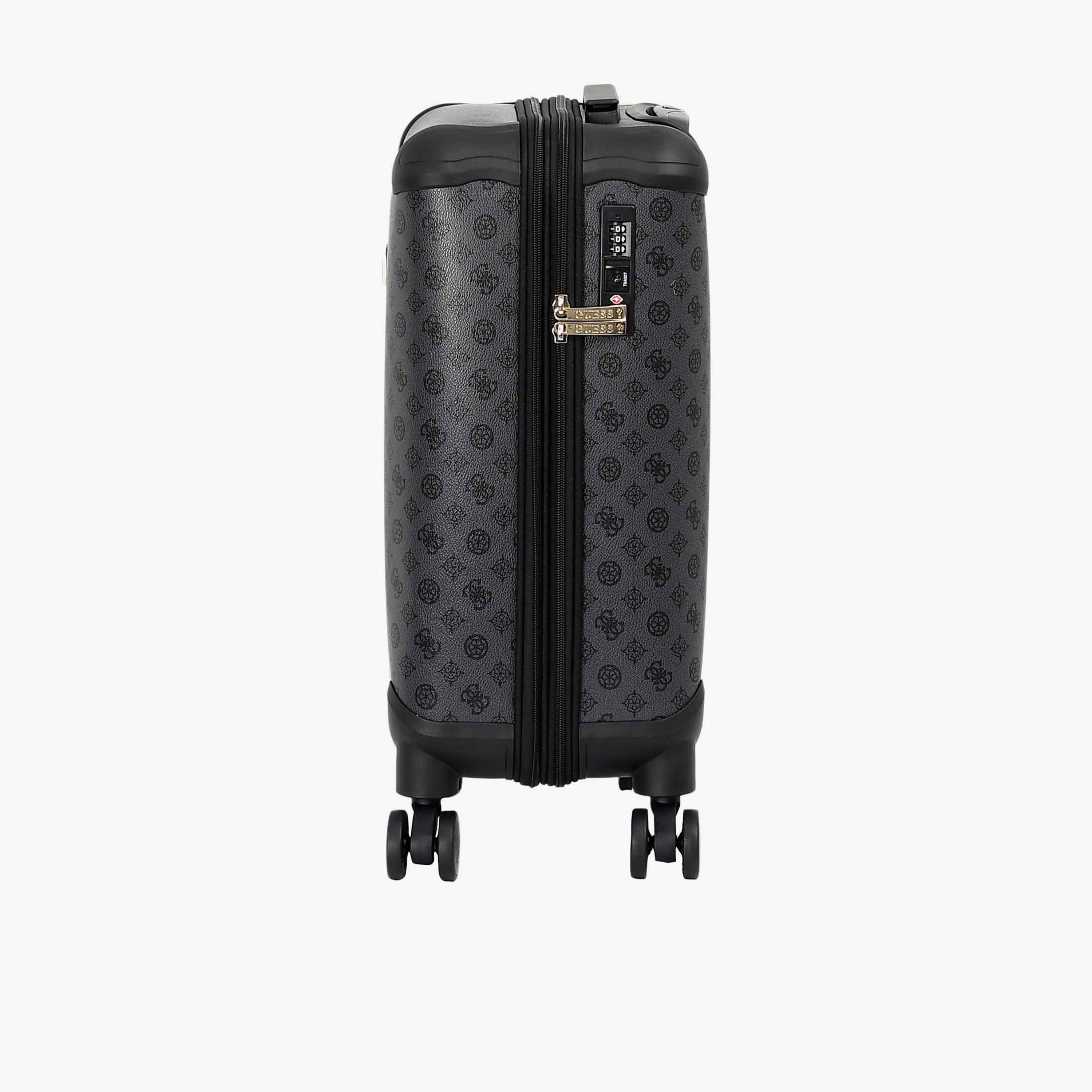 Guess Wilder 77 CM Small Cabin PU Hard Sided 4-Wheeler Spinner Trolley Bag with TSA Lock-travel-luggagesandbags-luggage-image-7
