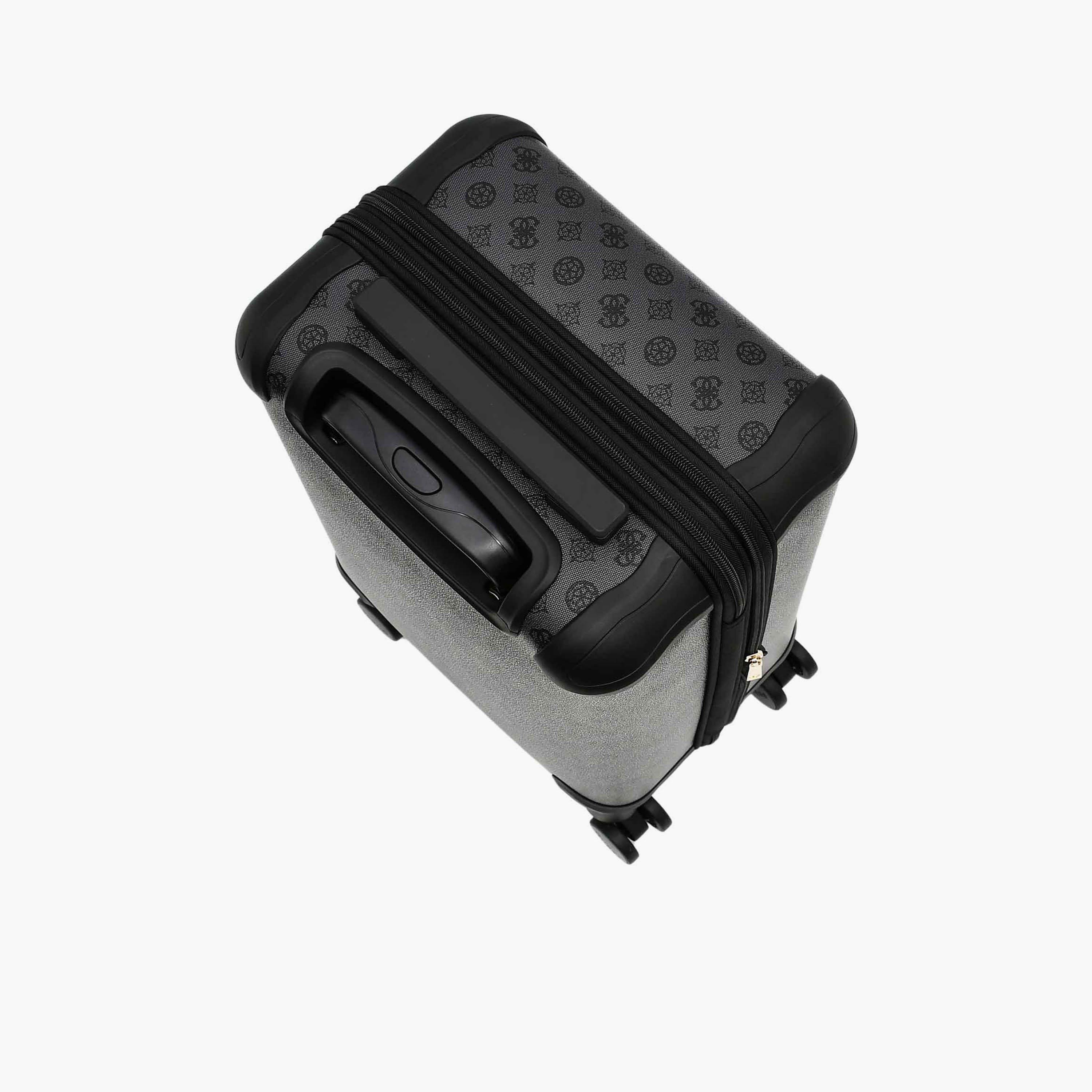 Guess Wilder 77 CM Small Cabin PU Hard Sided 4-Wheeler Spinner Trolley Bag with TSA Lock-travel-luggagesandbags-luggage-image-9