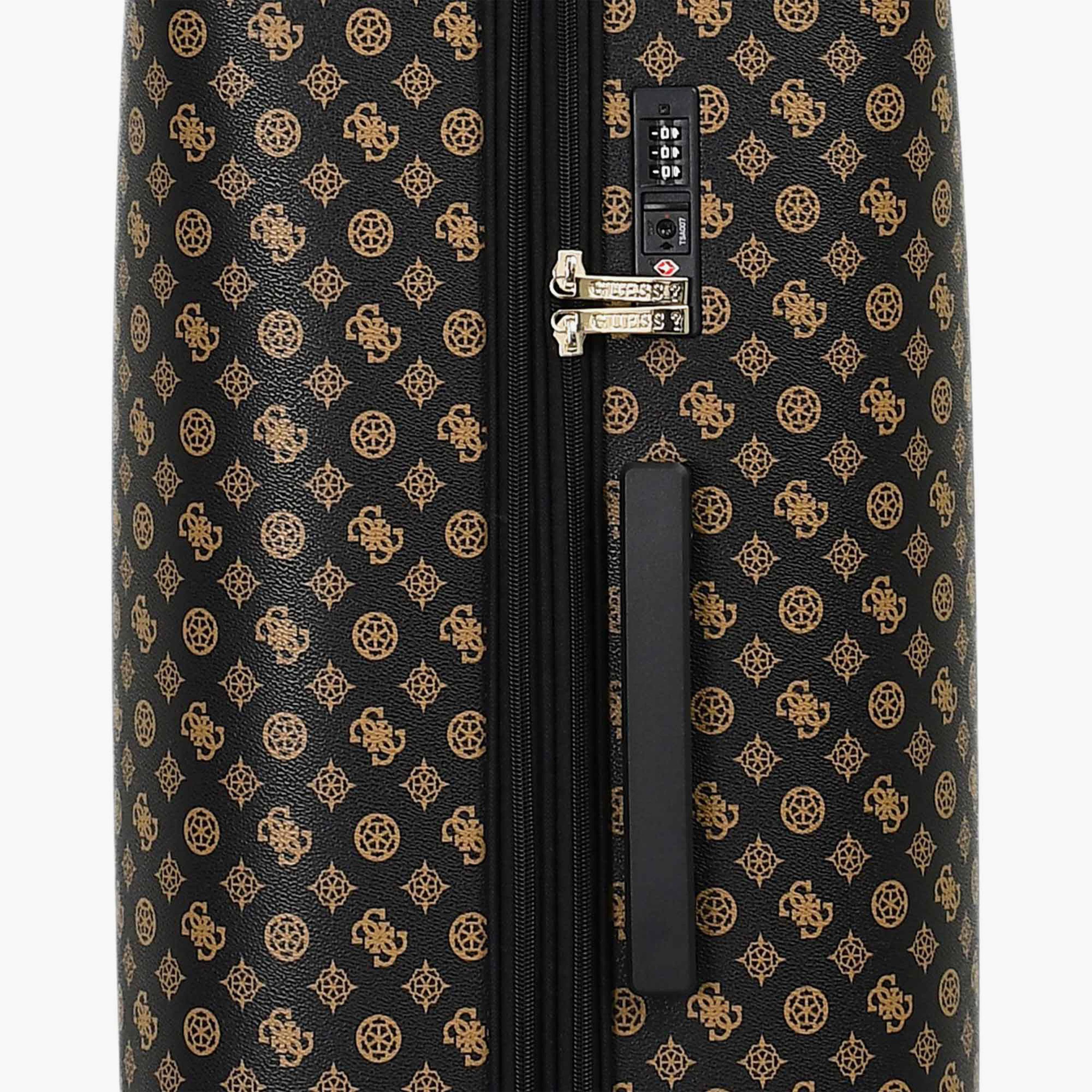 Guess Wilder 77 CM Large Check-in PU Hard Sided 4-Wheeler Spinner Trolley Bag with TSA Lock-travel-luggagesandbags-luggage-image-14