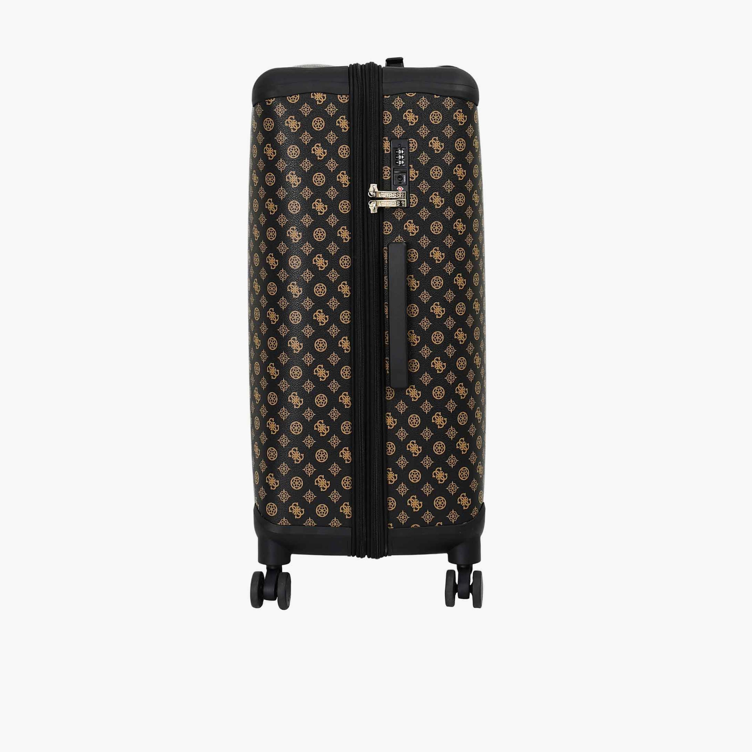 Guess Wilder 77 CM Large Check-in PU Hard Sided 4-Wheeler Spinner Trolley Bag with TSA Lock-travel-luggagesandbags-luggage-image-7
