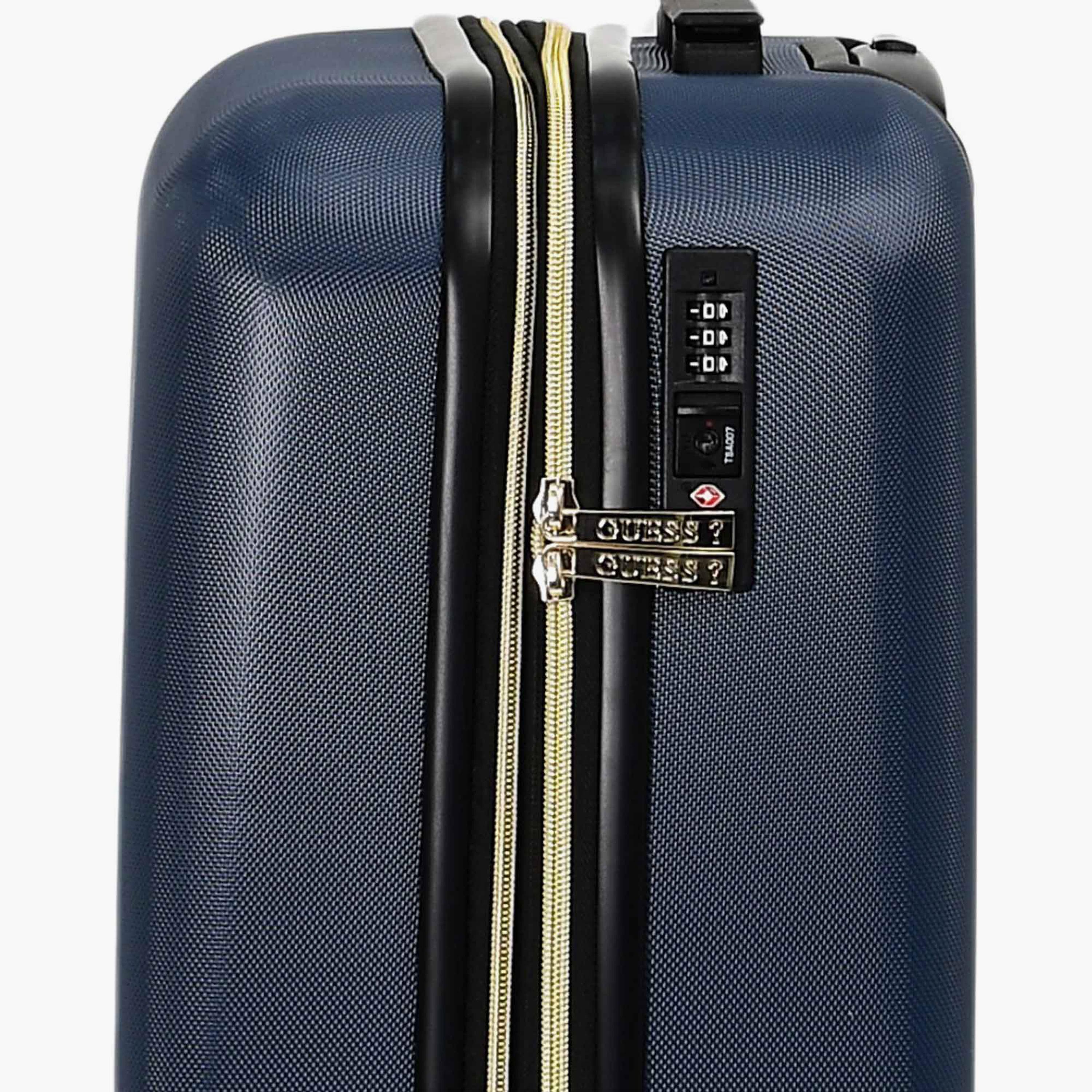 Guess Ludi 59 CM Small Cabin ABS Hard Sided 4-Wheeler Spinner Trolley Bag with TSA Lock-travel-luggagesandbags-luggage-image-14
