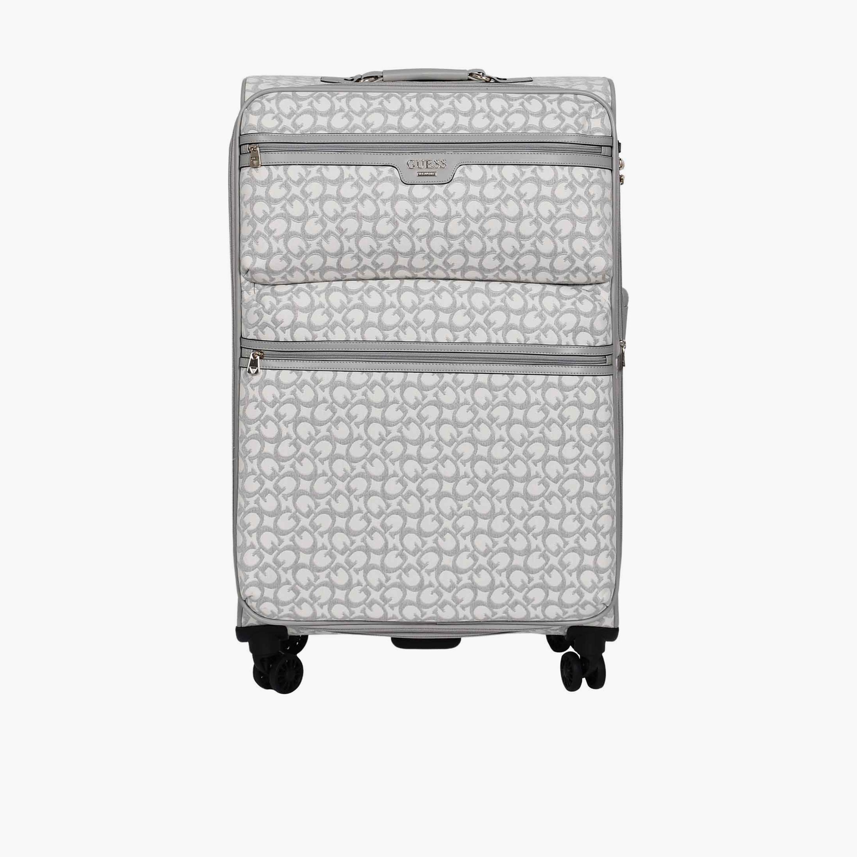 Guess Tracie 78 CM Large Check-in Polyester Soft Sided 4-Wheeler Spinner Trolley Bag with TSA Lock-travel-luggagesandbags-luggage-image-10