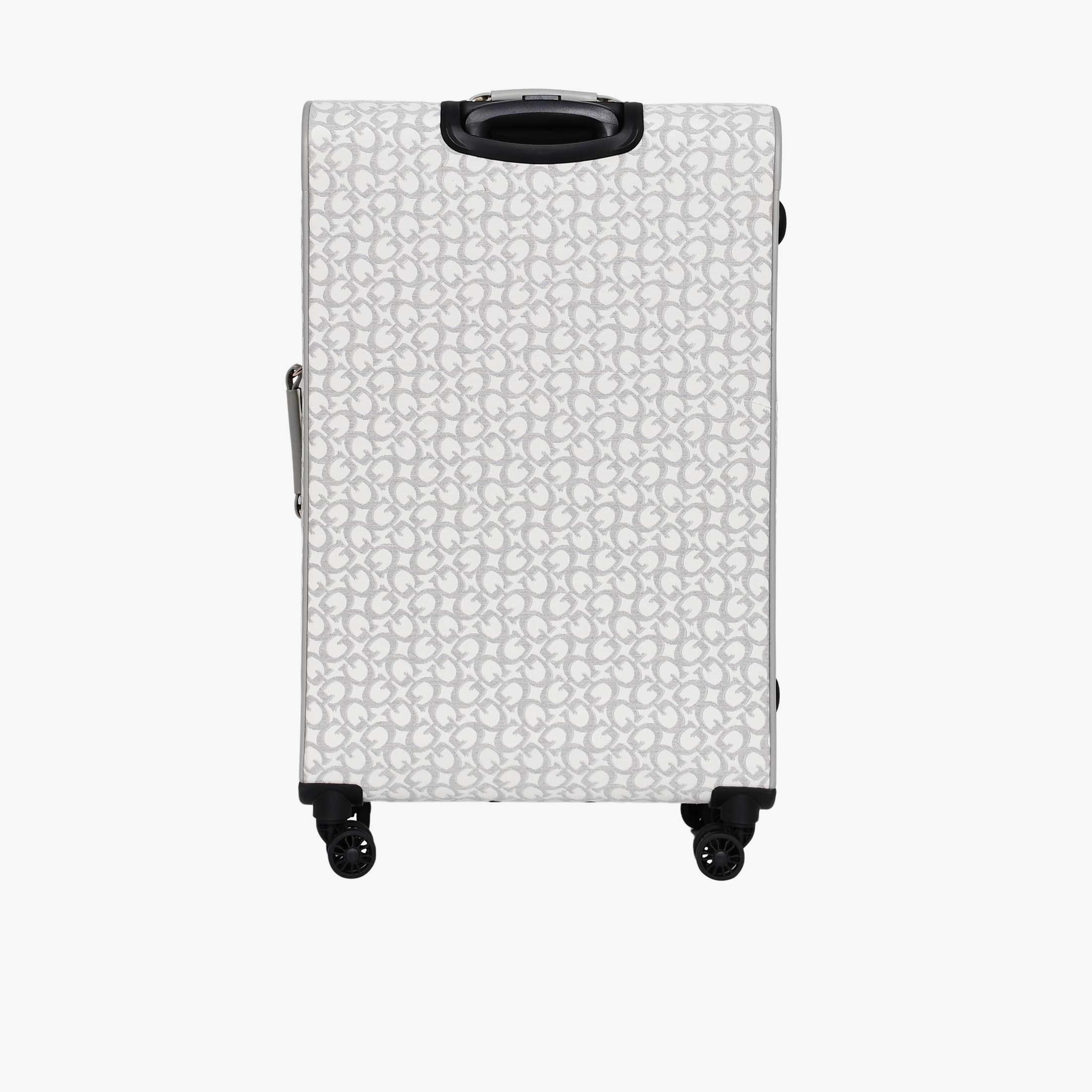 Guess Tracie 78 CM Large Check-in Polyester Soft Sided 4-Wheeler Spinner Trolley Bag with TSA Lock-travel-luggagesandbags-luggage-image-5