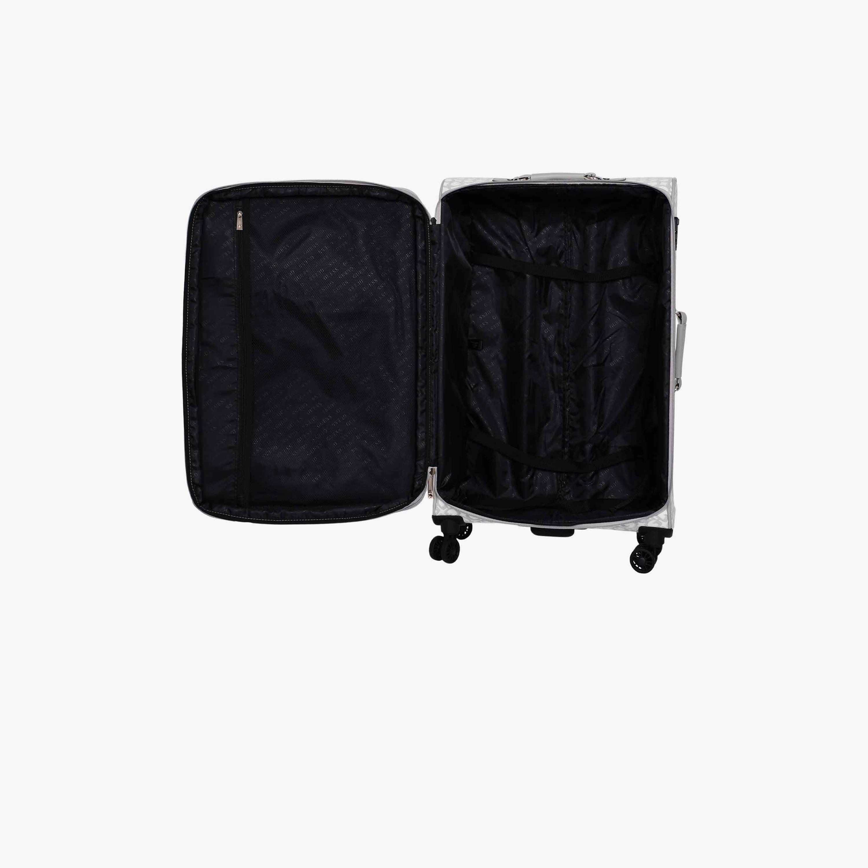 Guess Tracie 78 CM Large Check-in Polyester Soft Sided 4-Wheeler Spinner Trolley Bag with TSA Lock-travel-luggagesandbags-luggage-image-6