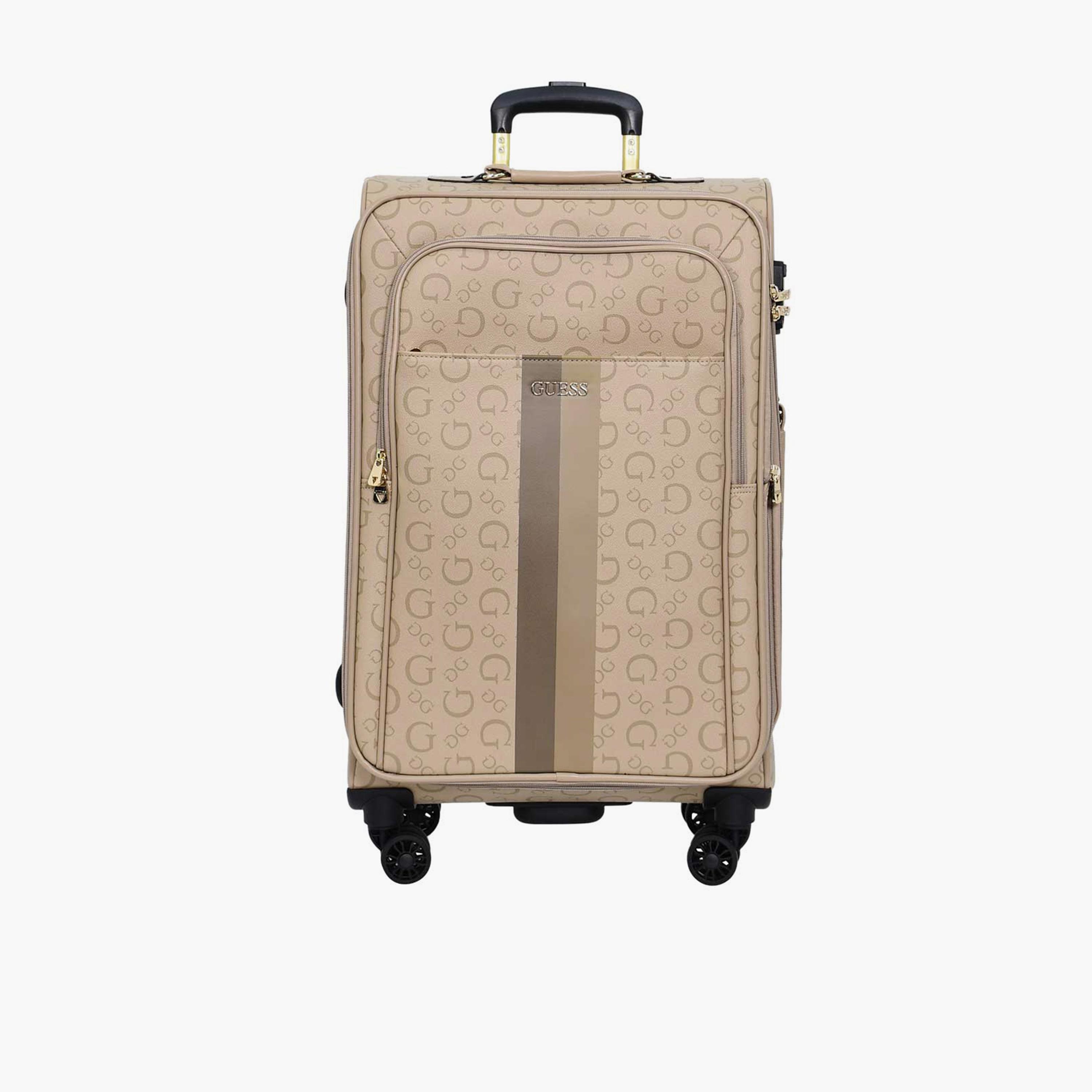 غيس - شنطة سفر ويستر حجم وسط 69 سم، بلاستيكية ناعمة الجوانب بأربع عجلات دوارة قفل TSA-travel-luggagesandbags-luggage-image-1