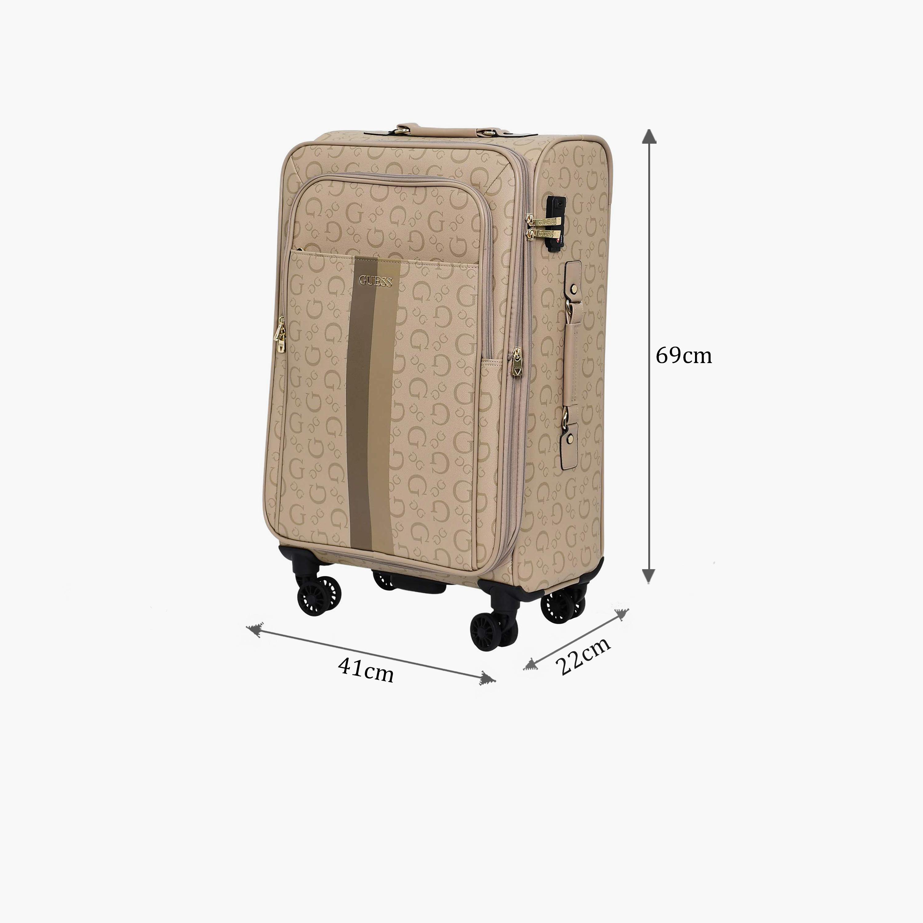 غيس - شنطة سفر ويستر حجم وسط 69 سم، بلاستيكية ناعمة الجوانب بأربع عجلات دوارة قفل TSA-travel-luggagesandbags-luggage-image-2