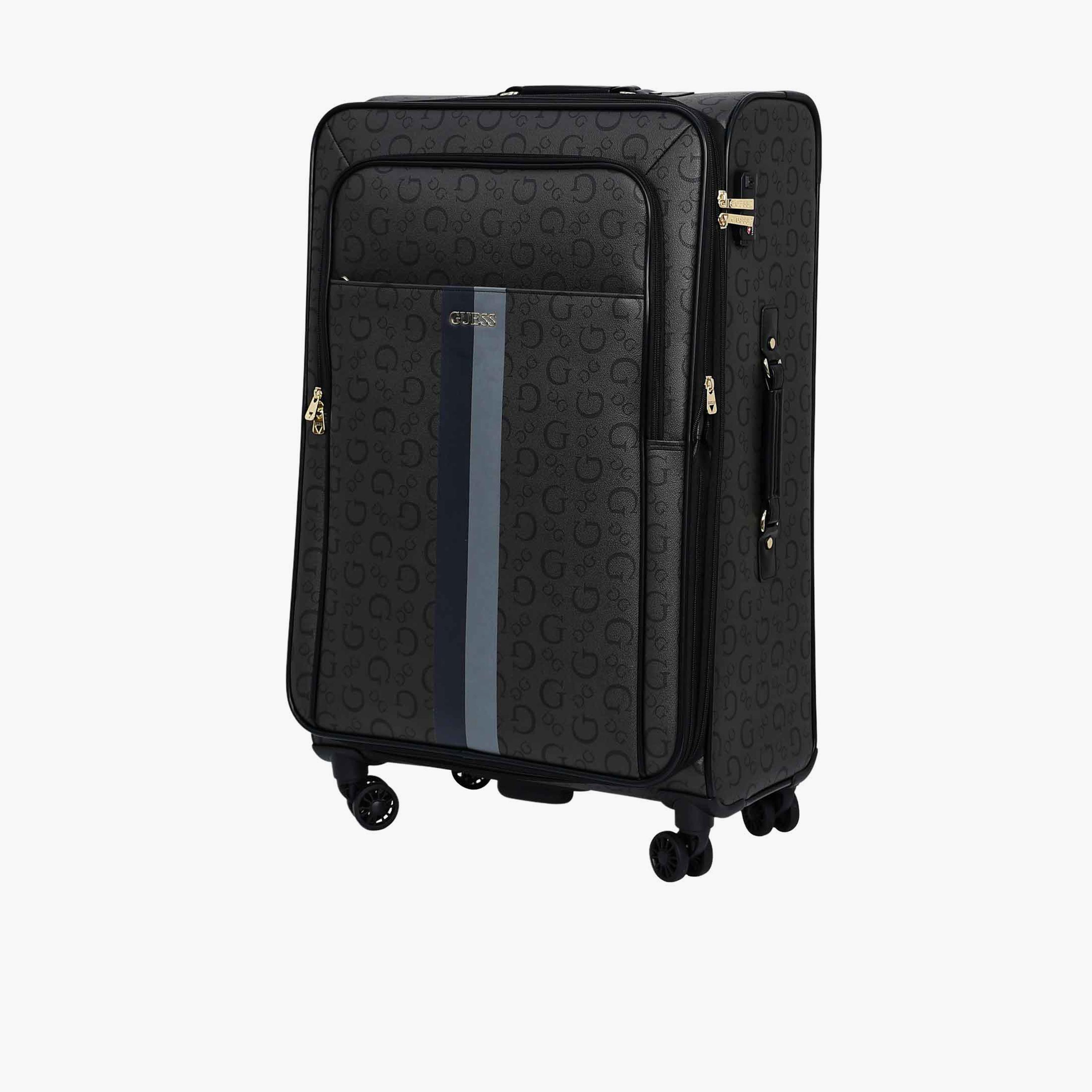 Guess Wester 78 CM Large Check-in Plastic Soft Sided 4-Wheeler Spinner Trolley Bag with TSA Lock-travel-luggagesandbags-luggage-image-7