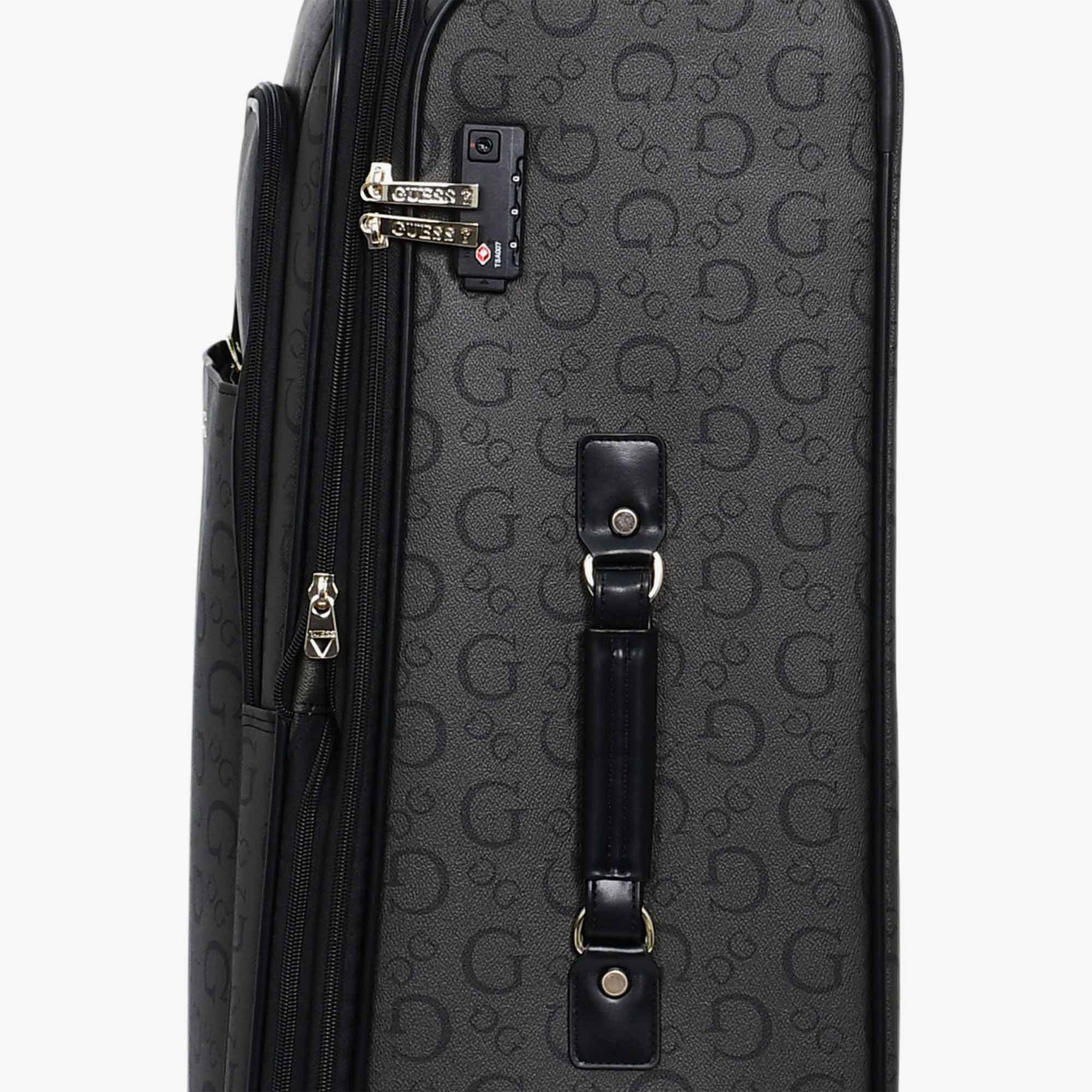 Guess Wester 78 CM Large Check-in Plastic Soft Sided 4-Wheeler Spinner Trolley Bag with TSA Lock-travel-luggagesandbags-luggage-image-9