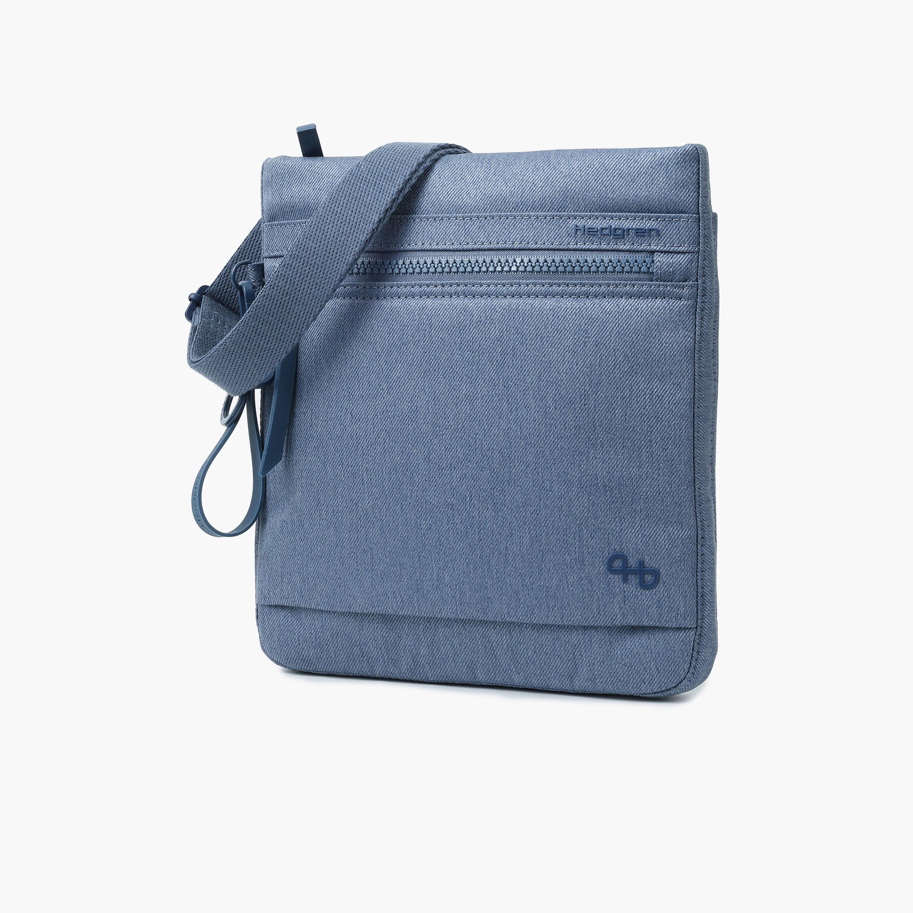 هيدجرين - شنطة كتف انر سيتي سادة بسحاب إغلاق وحزام قابل للتعديل | 22 × 20 × 2 سم-women-bagsandwallets-handbags-image-3