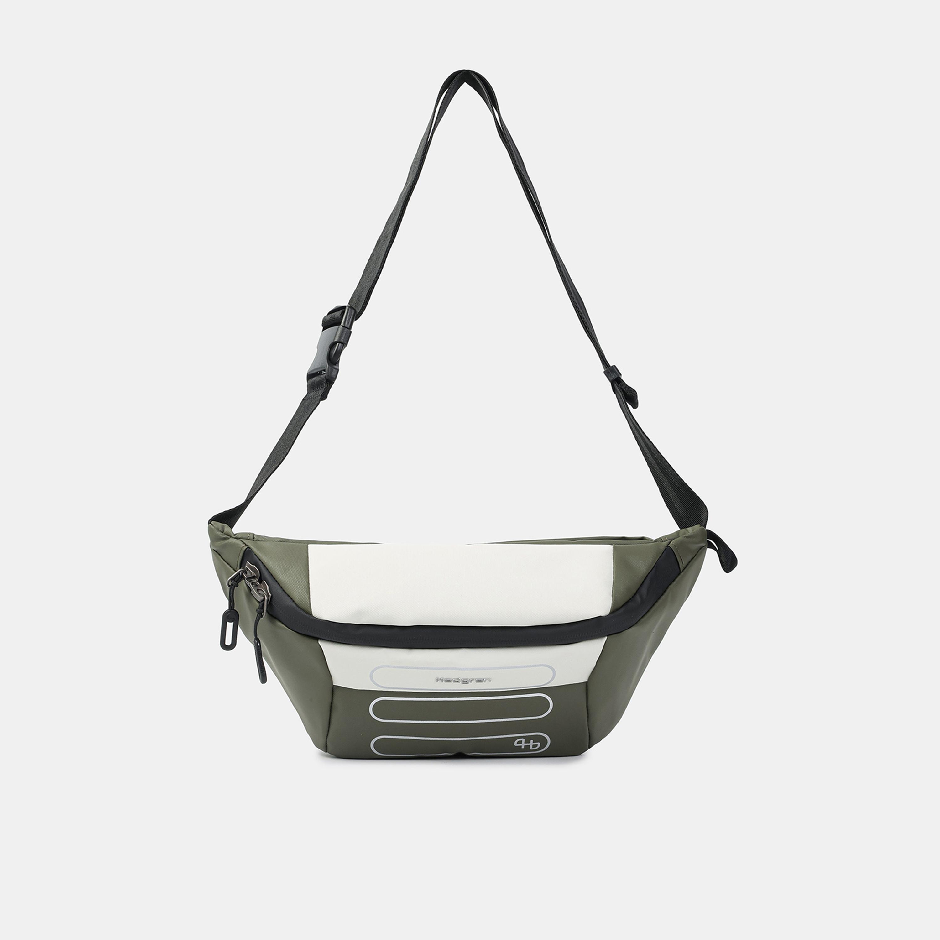 هيدجرين - شنطة خصر كومبي بألوان متداخلة مع سحاب إغلاق وحزام قابل للتعديل | 35 × 17 × 8 سم-women-bagsandwallets-handbags-image-1