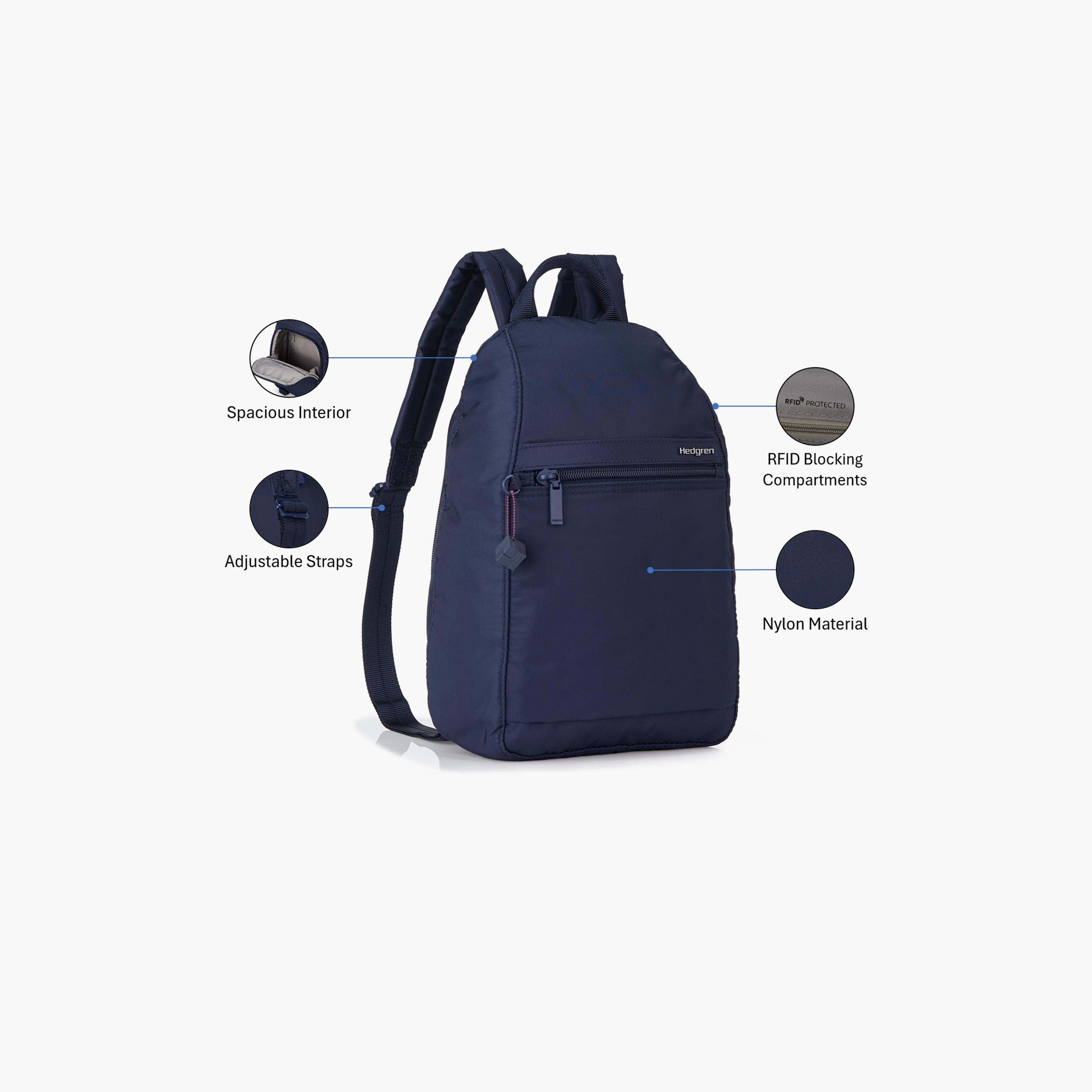 Hedgren 58 L | 11.8 Inches Backpack, Nylon, Adjustable Strap | HIC1147915-travel-luggagesandbags-backpacks-image-3