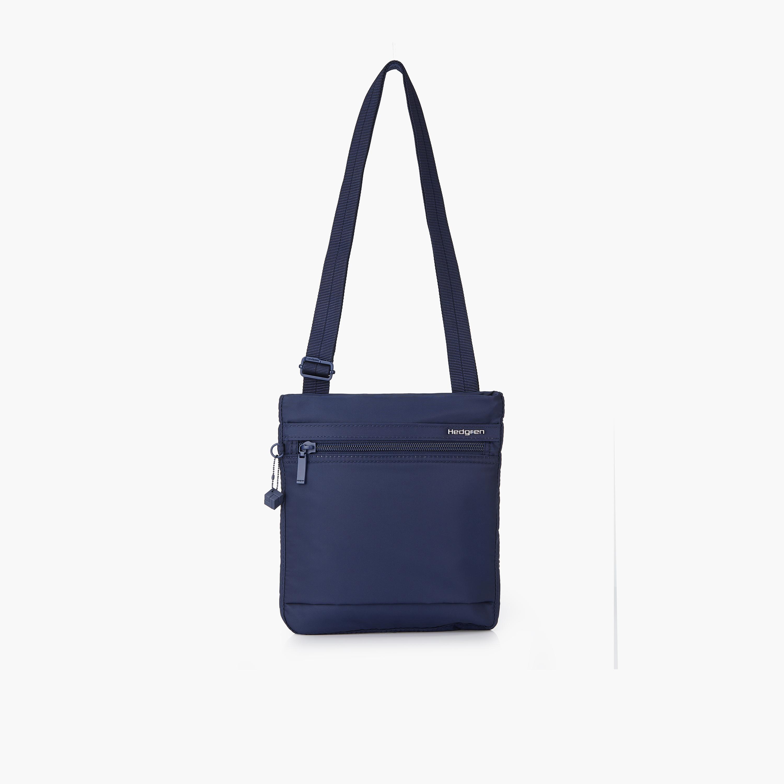 هيدجرين - شنطة كتف ليونس سادة بسحاب إغلاق وحزام قابل للتعديل | 23 × 20 × 2 سم-women-bagsandwallets-handbags-image-1