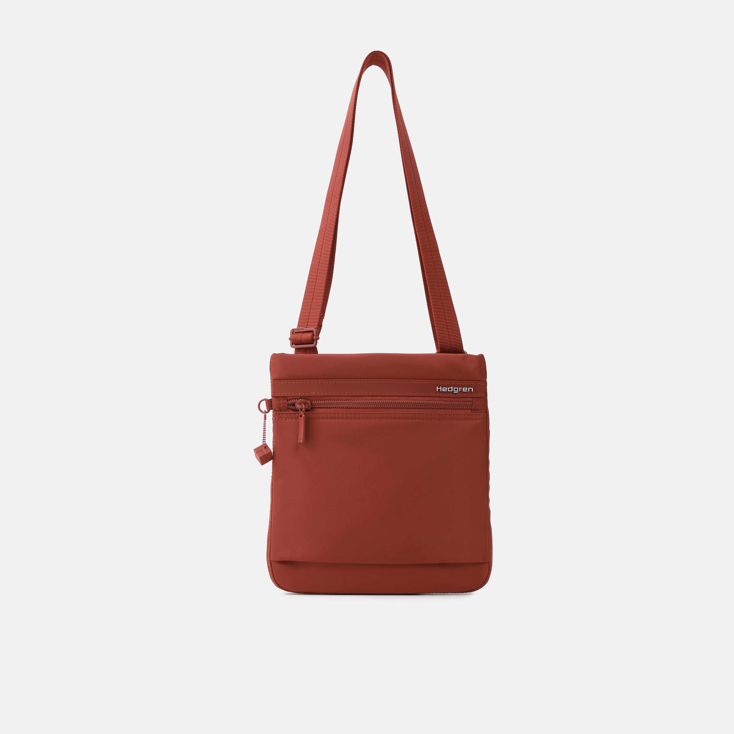 هيدجرين - شنطة كتف ليونس سادة بسحاب إغلاق وحزام قابل للتعديل | 23 × 20 × 2 سم-women-bagsandwallets-handbags-image-1