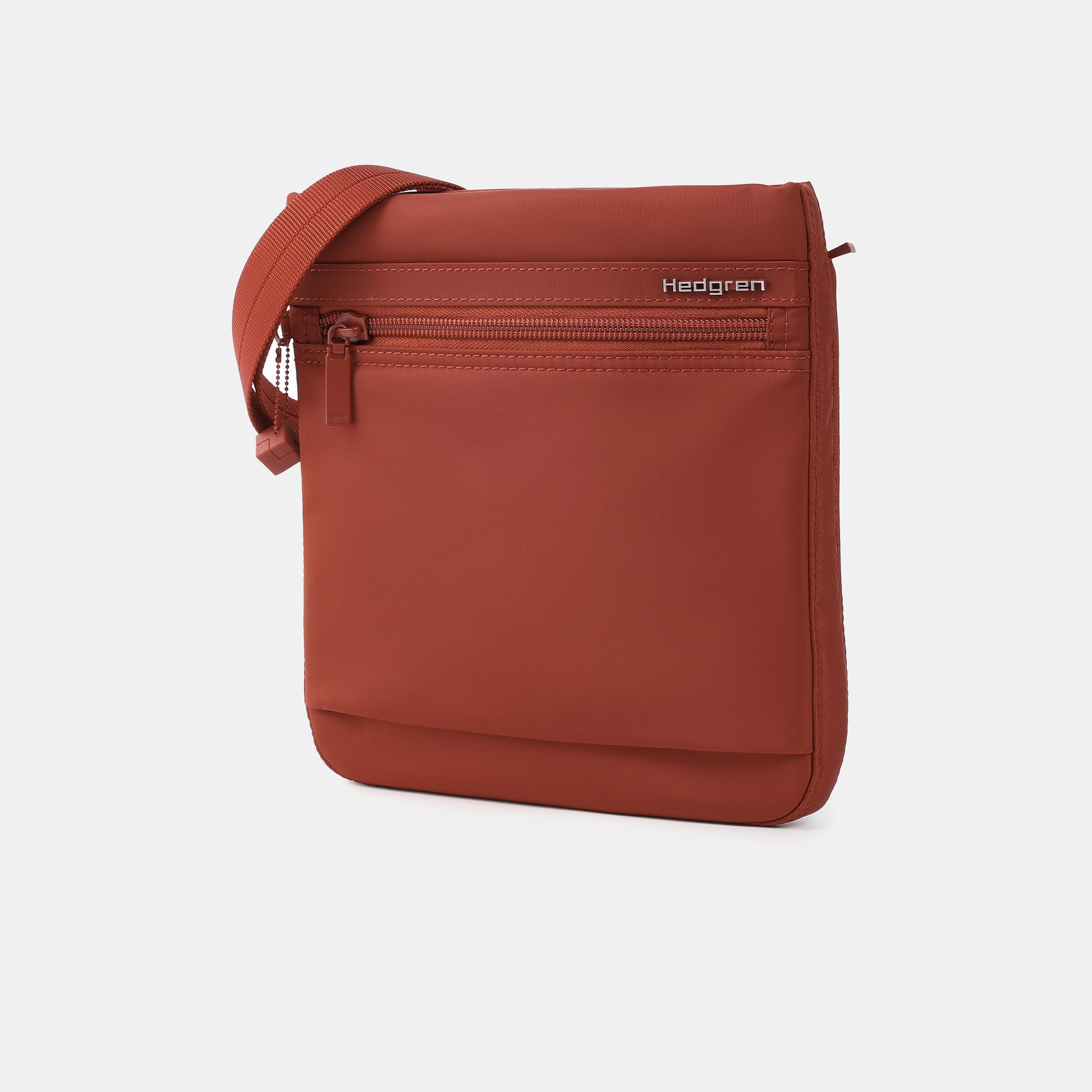 هيدجرين - شنطة كتف ليونس سادة بسحاب إغلاق وحزام قابل للتعديل | 23 × 20 × 2 سم-women-bagsandwallets-handbags-image-3