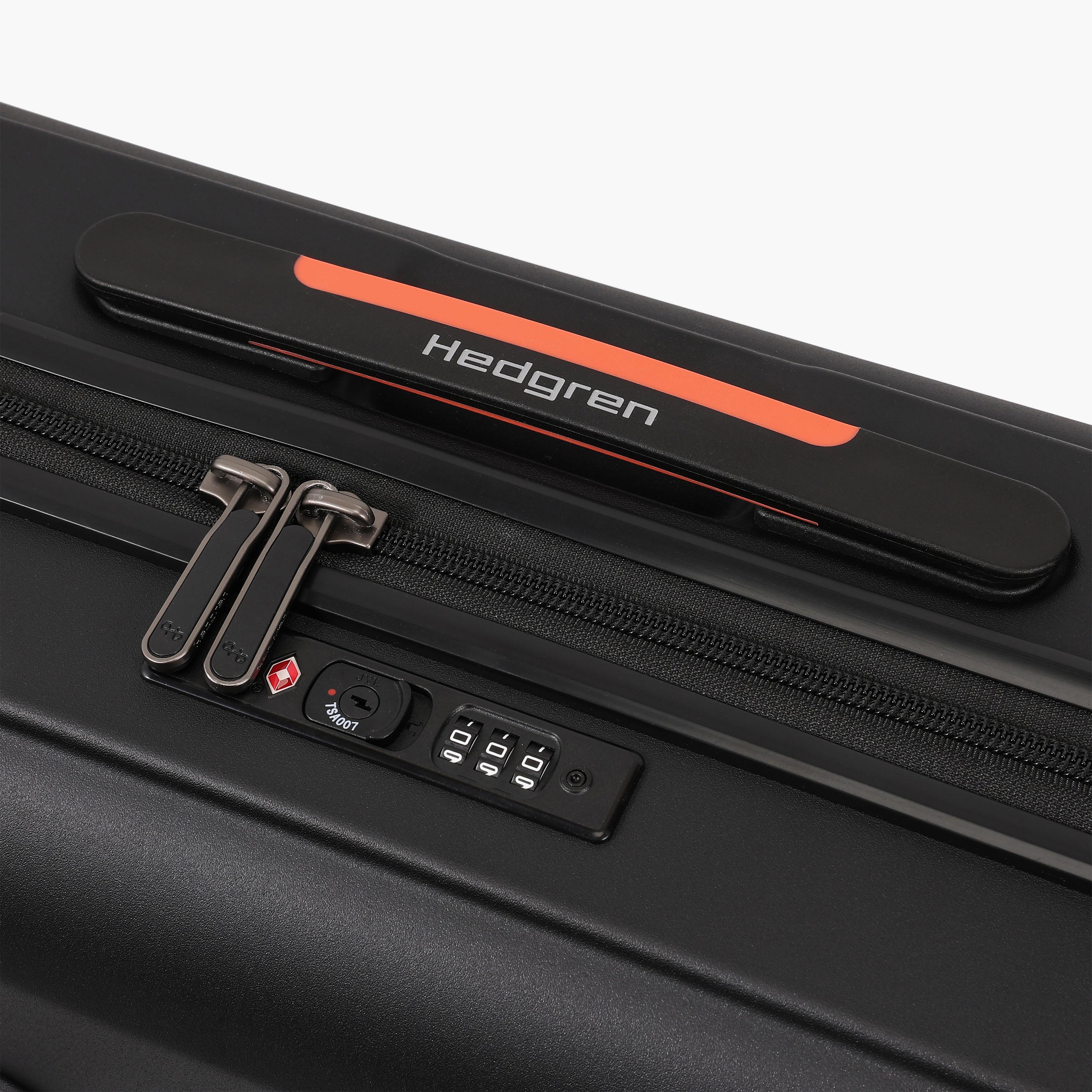 Hedgren Grip 55 CM Small Cabin Polycarbonate with ABS Hard Sided 4-Wheeler Spinner Trolley Bag with TSA Lock-travel-luggagesandbags-luggage-image-8